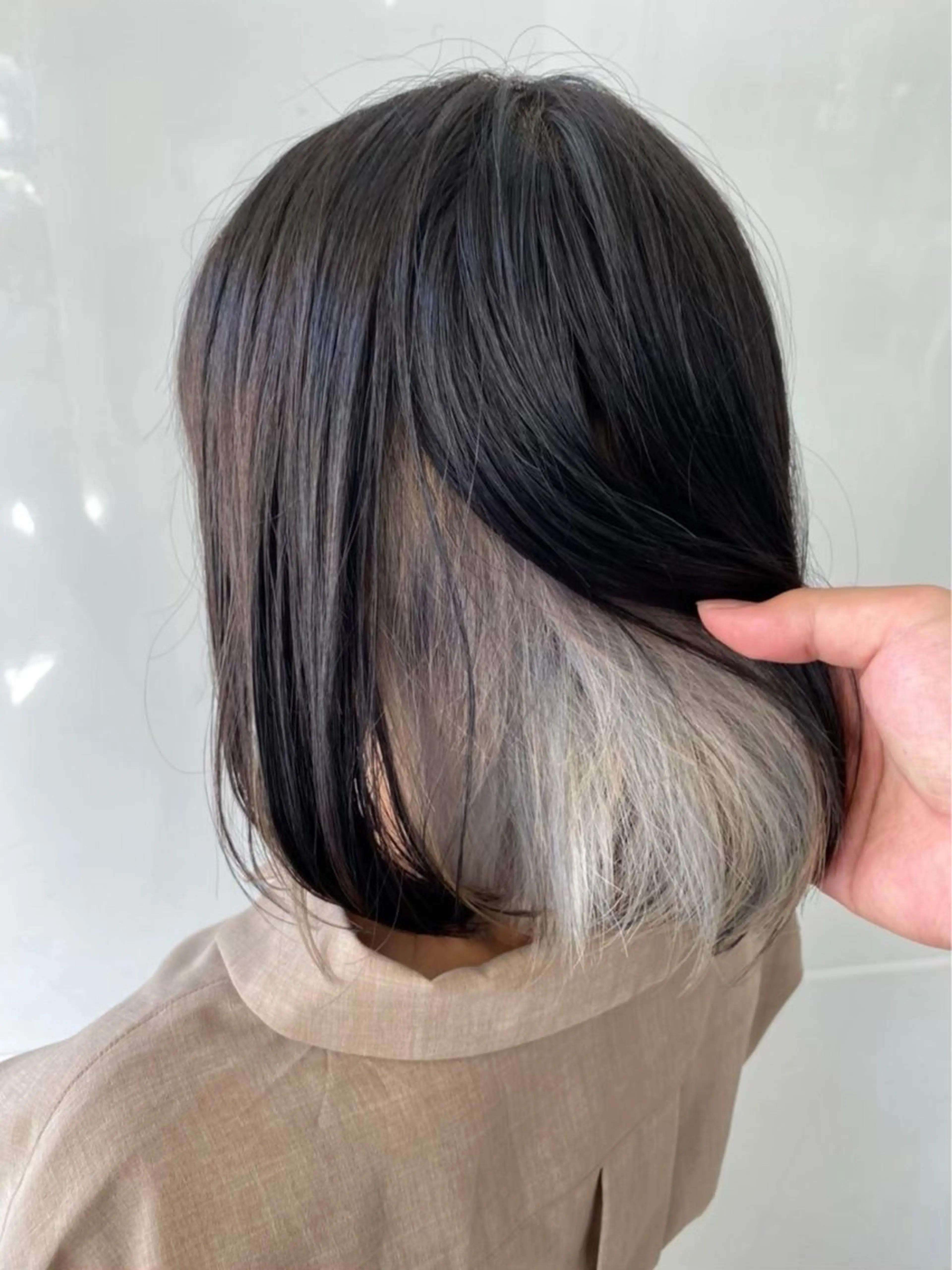 ショート ヘアカラー ✨🦄韓国風レイヤ ー🦄✨林あかりのヘアスタイル