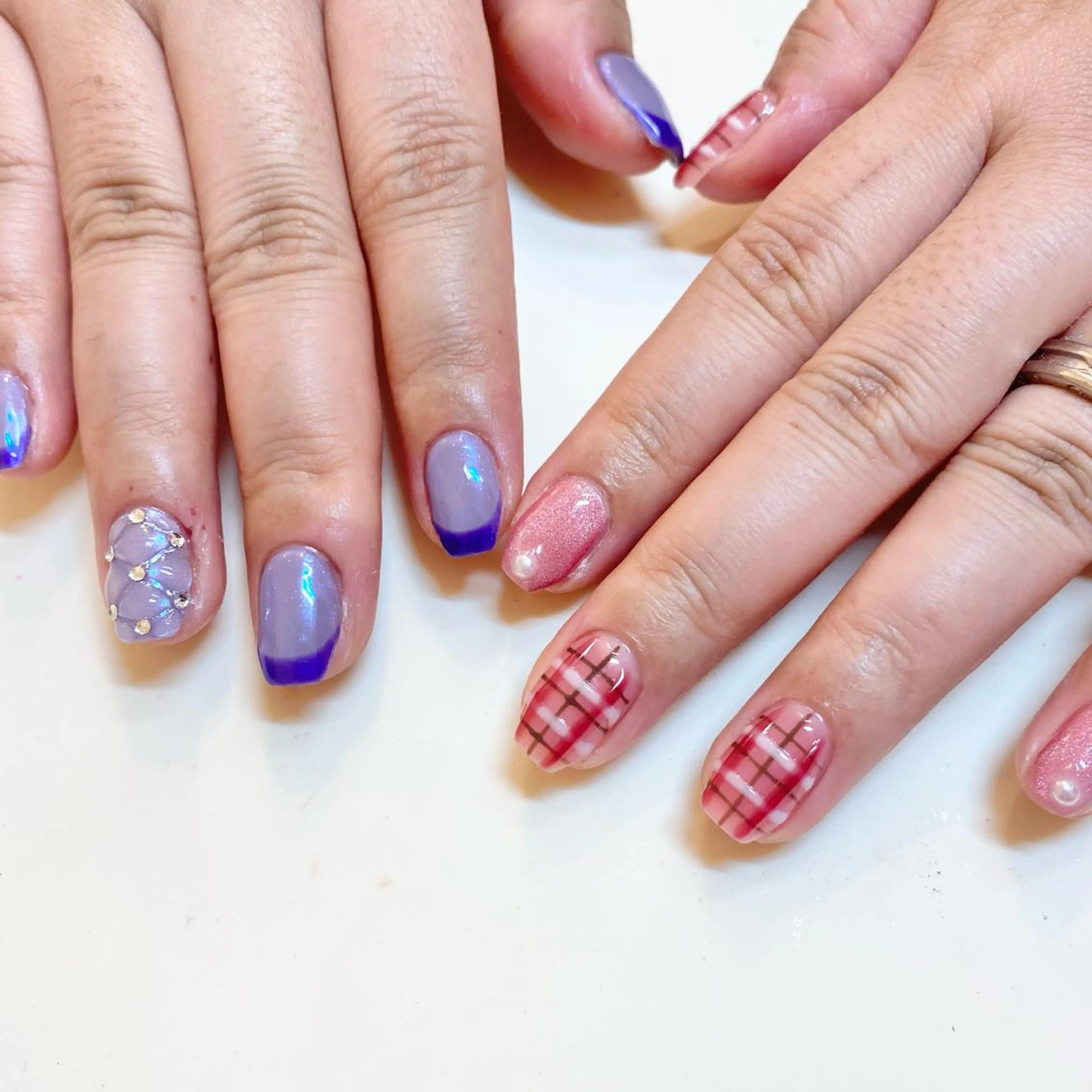 ネイル ハンドネイル 藤原 みゆのネイルデザイン