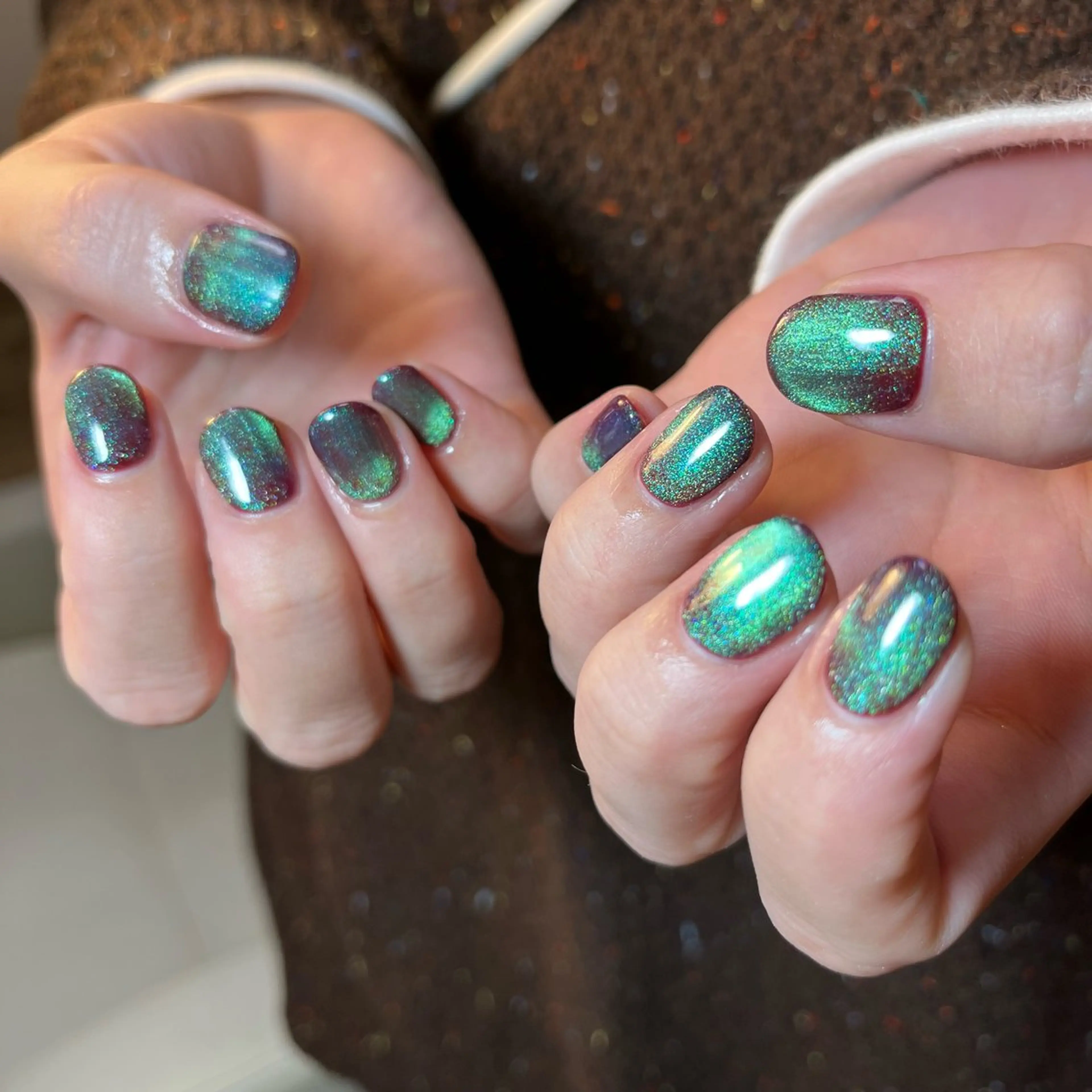 ネイル ハンドネイル Amber21.所属・Nagahama Akariのネイルデザイン