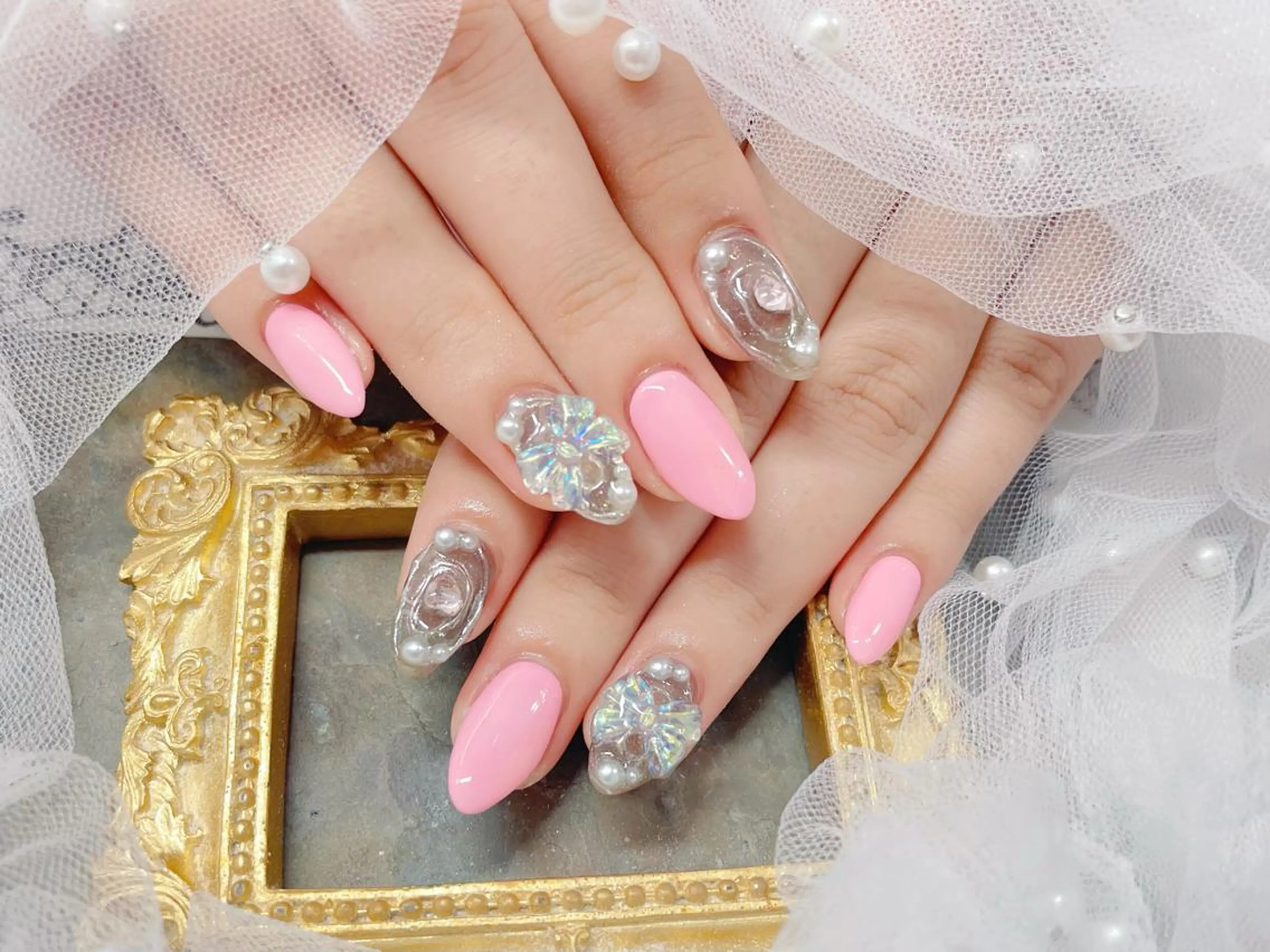 ネイル ハンドネイル マジックミラー所属・マジック ミラーのネイルデザイン