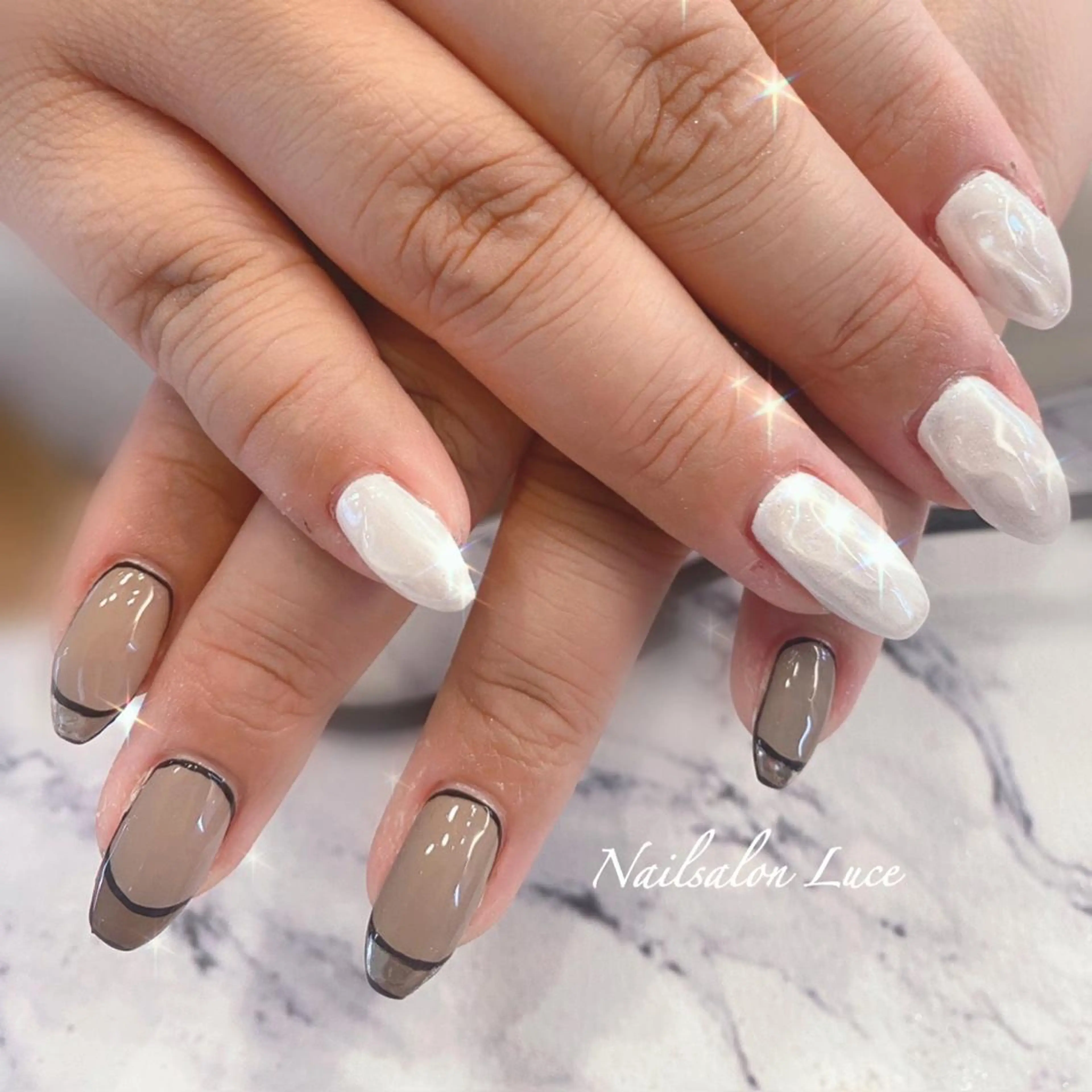 ネイル ジェルネイル ワンカラーネイル ネイル& 脱毛サロン　Lのマツエク・マツパデザイン