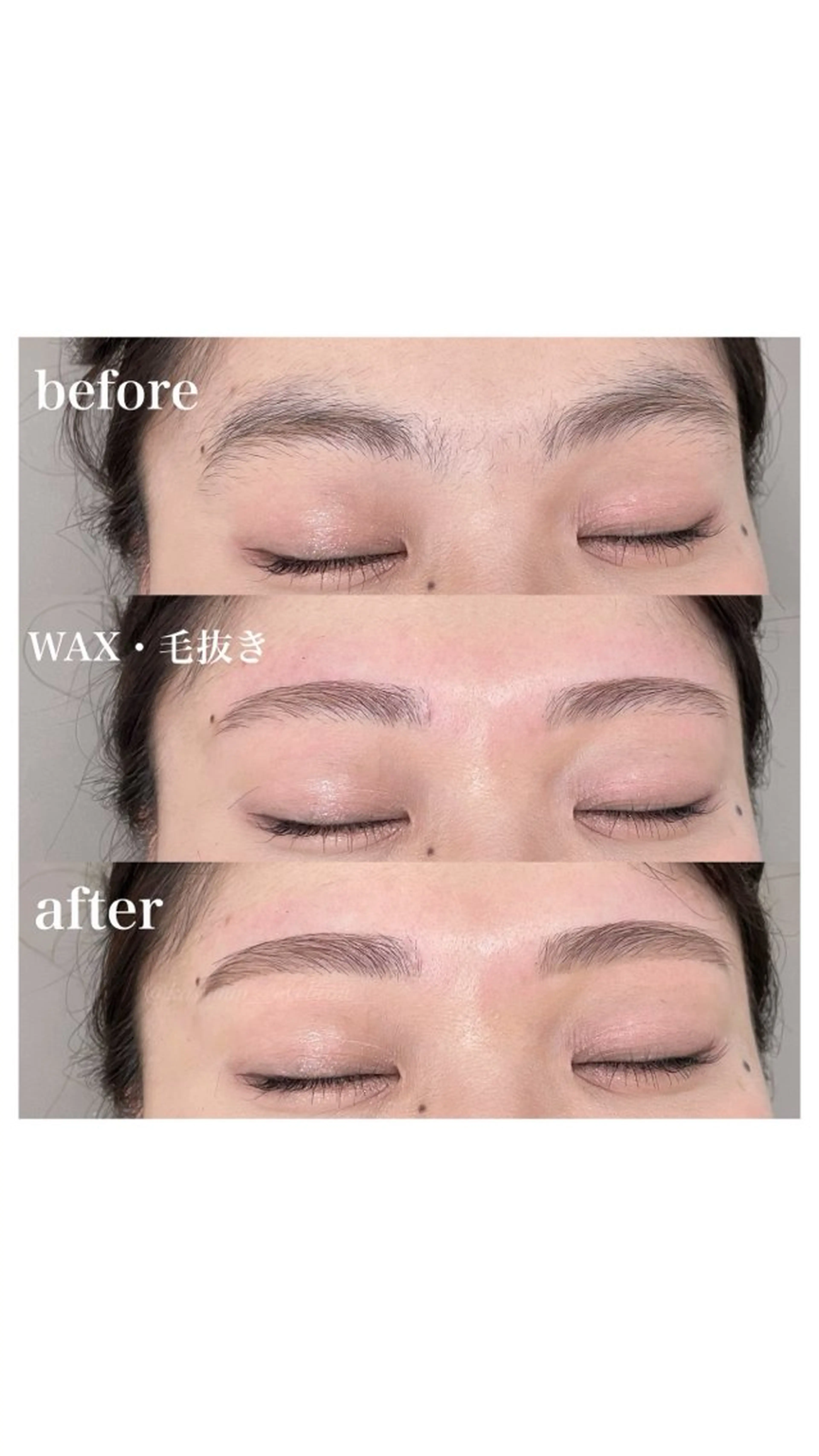 アイブロウ ワックス脱毛 眉カット その他(アイブロウ) GO TODAY 表参道Flos店所属・眉毛サロン🐈‍⬛ kasumi🎀の眉毛・アイブロウイメージ