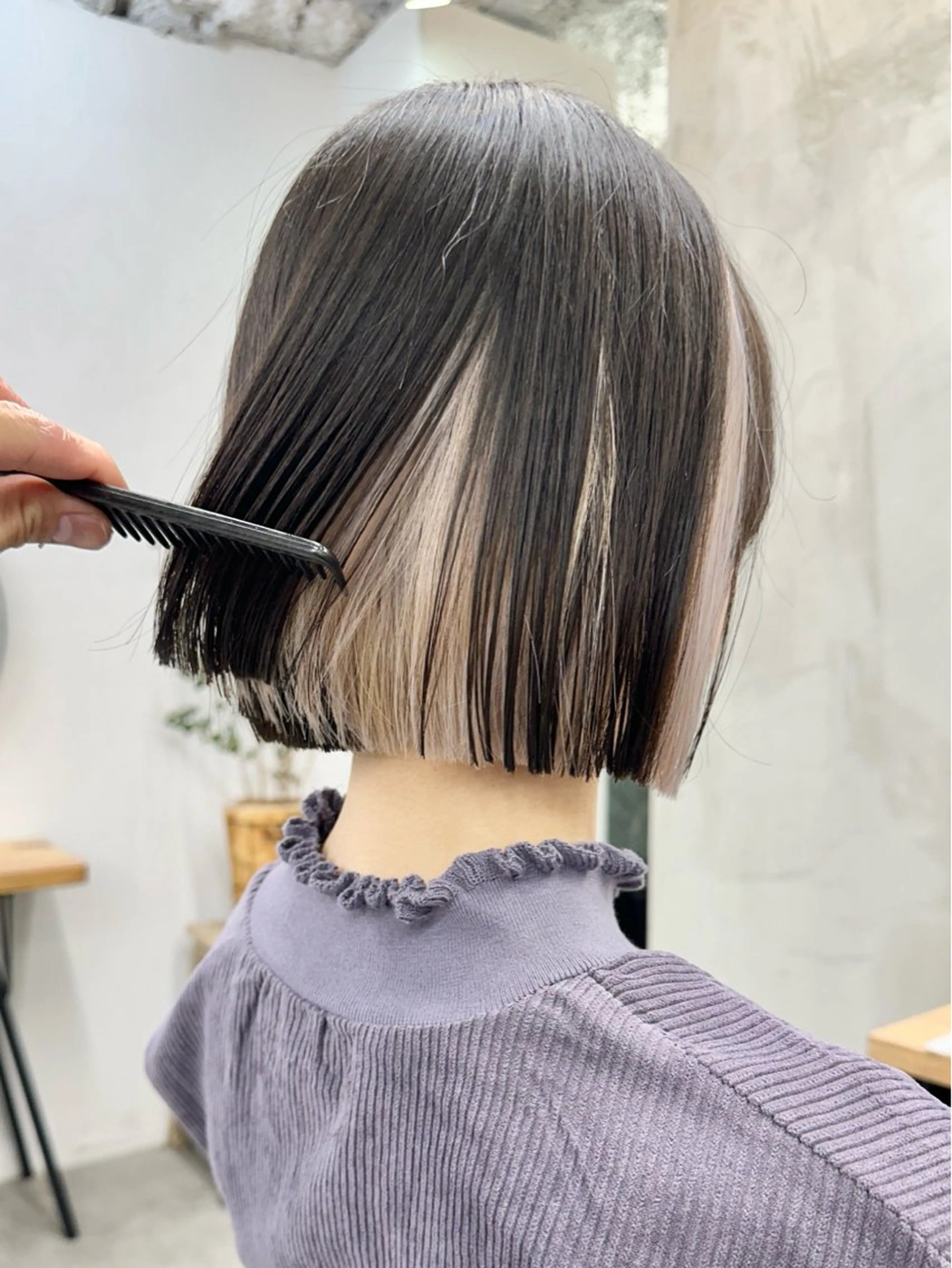 カラー カット ヘアカラー トリートメント ブリーチダブルカラー 【koide】のヘアスタイル