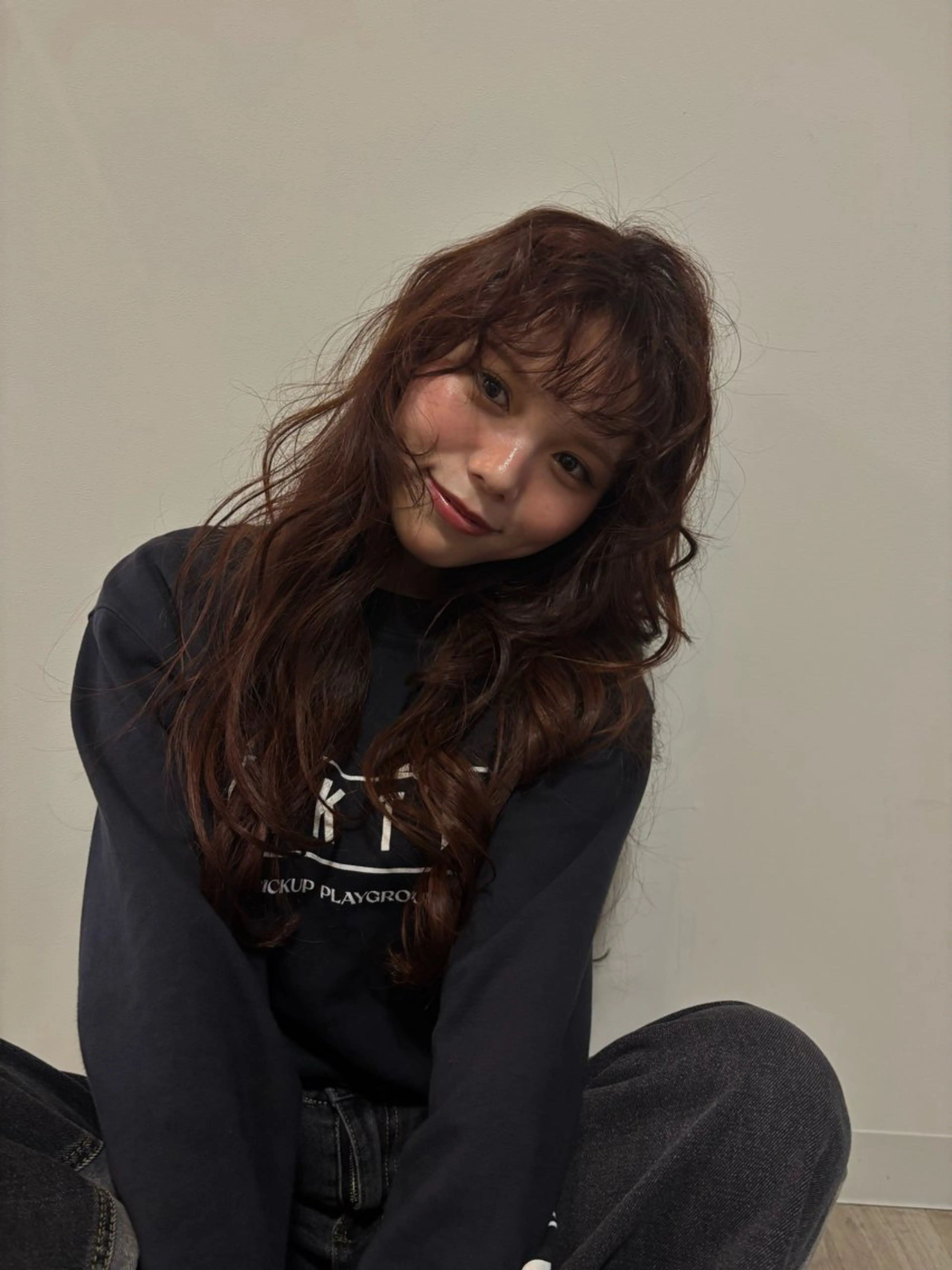 セミロング ヘアカラー トリートメント eMu中央駅店 【⠀エミュ   】所属・eMu透明感カラー 🪄◝✩🫧yukiのヘアスタイル