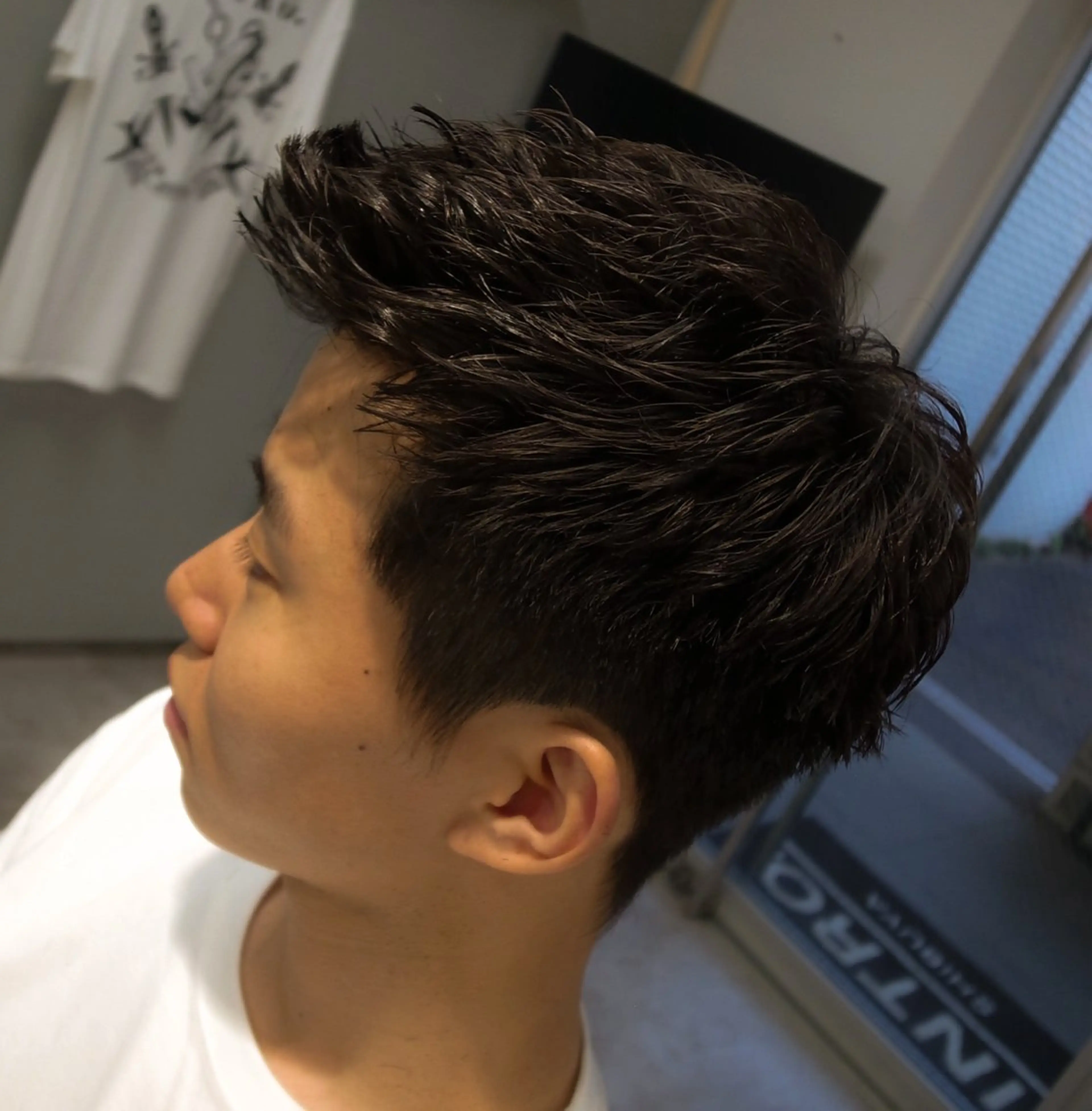 ショート パーマ メンズ カット パーマ INTRO SHIBUYA by Fi-Ne所属・💈メンズフェード 特化DAIYA💈のヘアスタイル