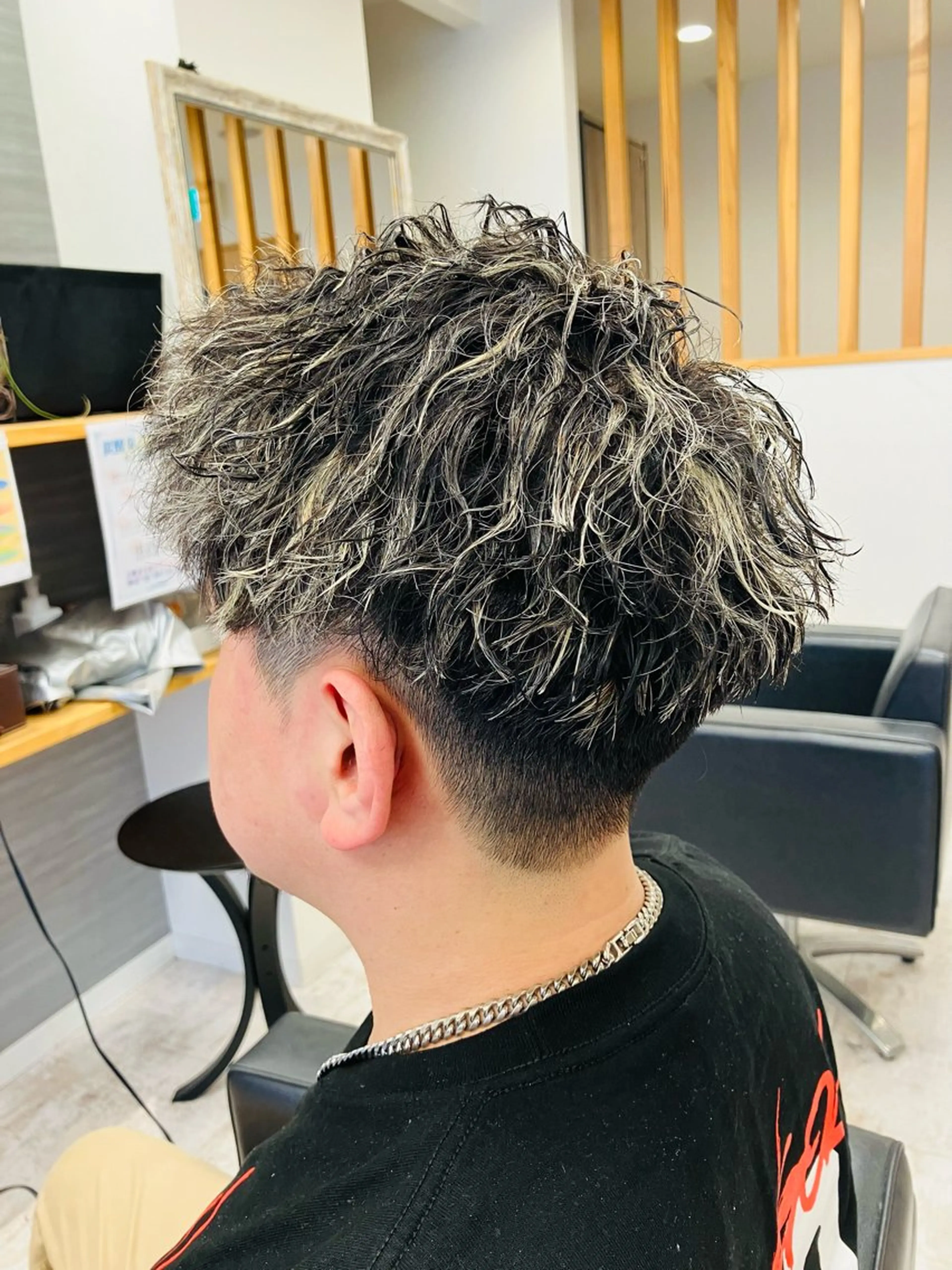 パーマ メンズ カット ヘアカラー パーマ メンズ特化/パーマ/ フェードWATARUのヘアスタイル