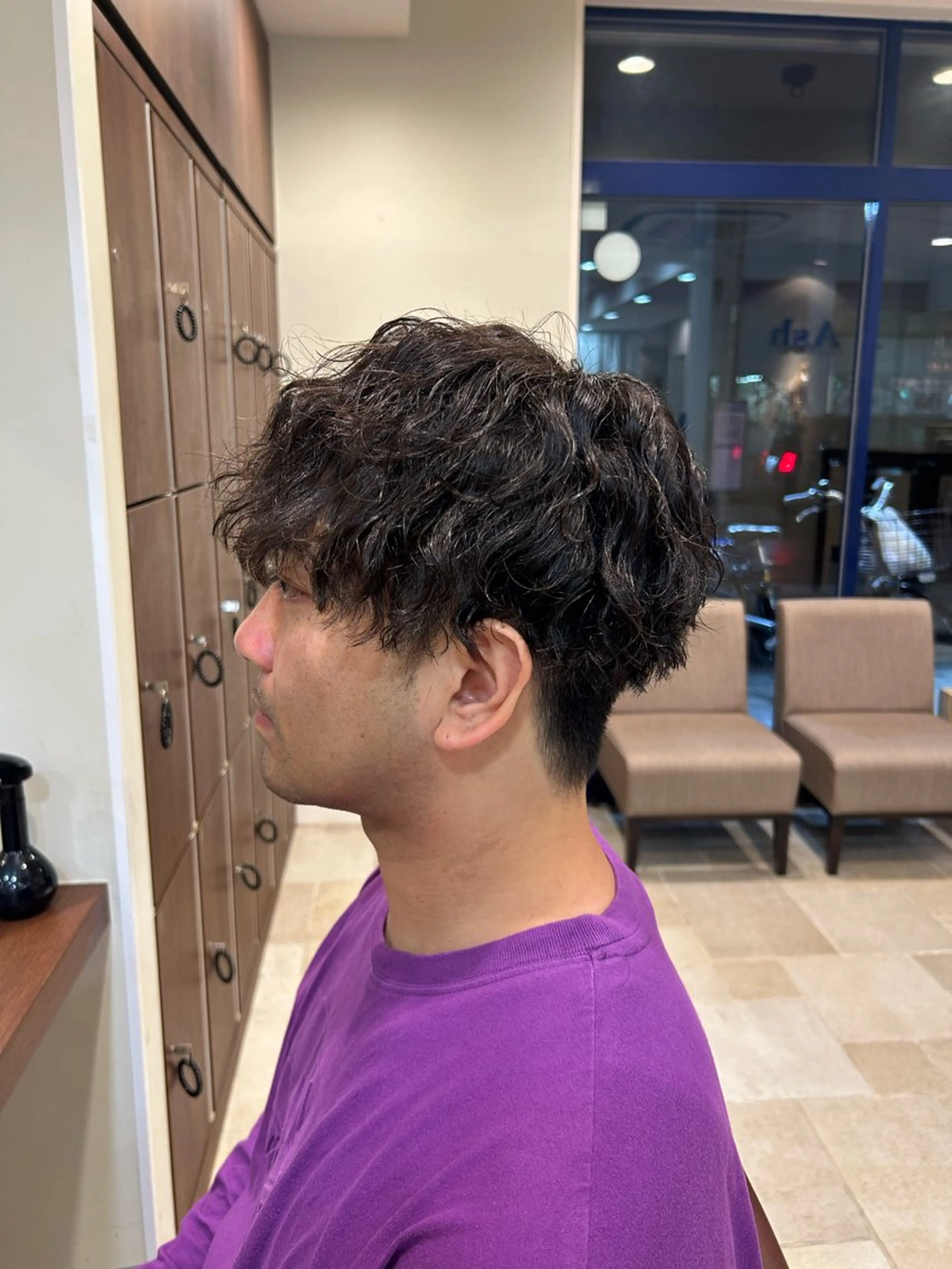 メンズ パーマ 脇野 真琴のヘアスタイル