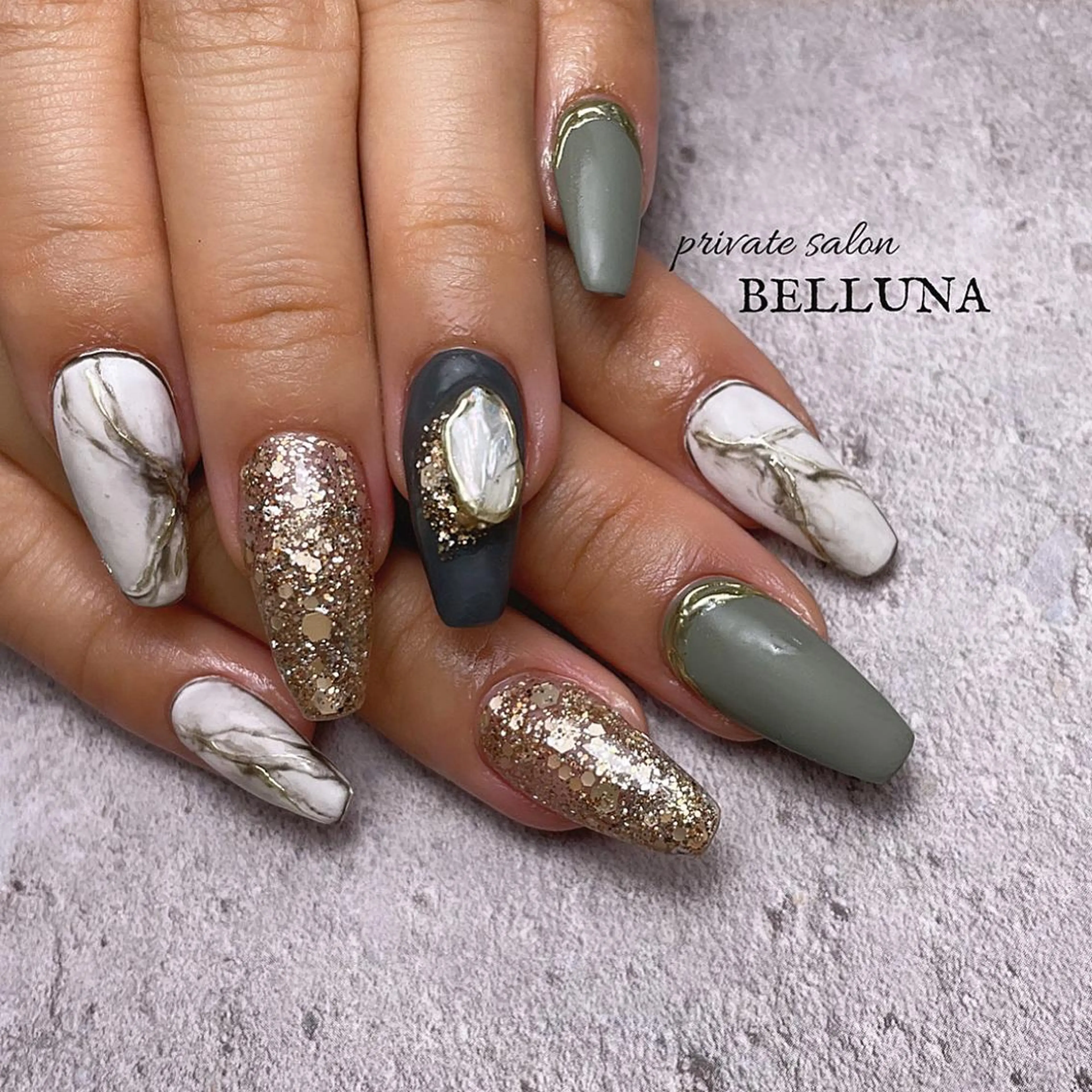 ネイル nail salon BELLUNA所属・BELLUNA Mizuki❤︎のネイルデザイン
