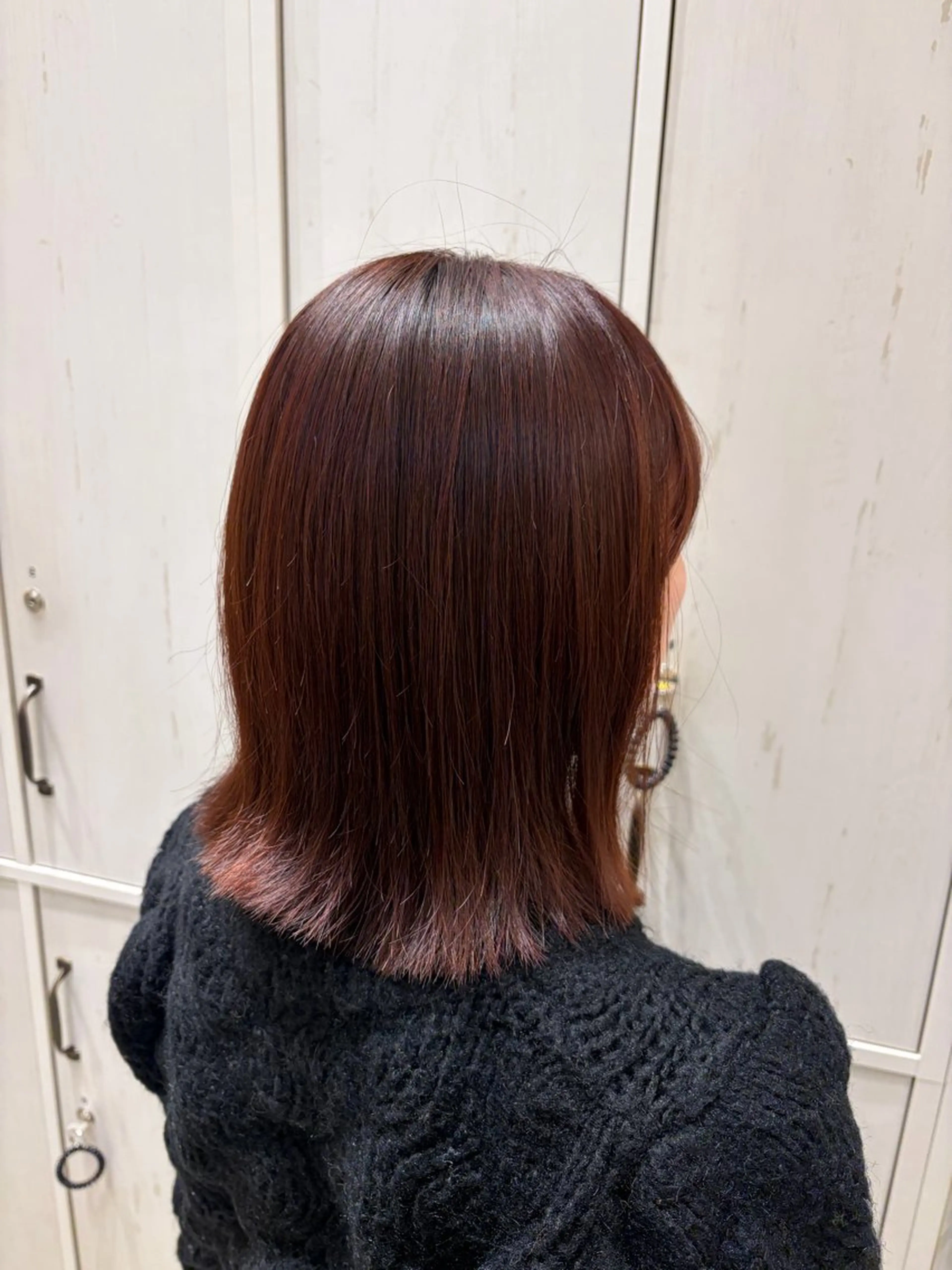 ミディアム オレンジブラウン カット ヘアカラー 太田 千尋のヘアスタイル