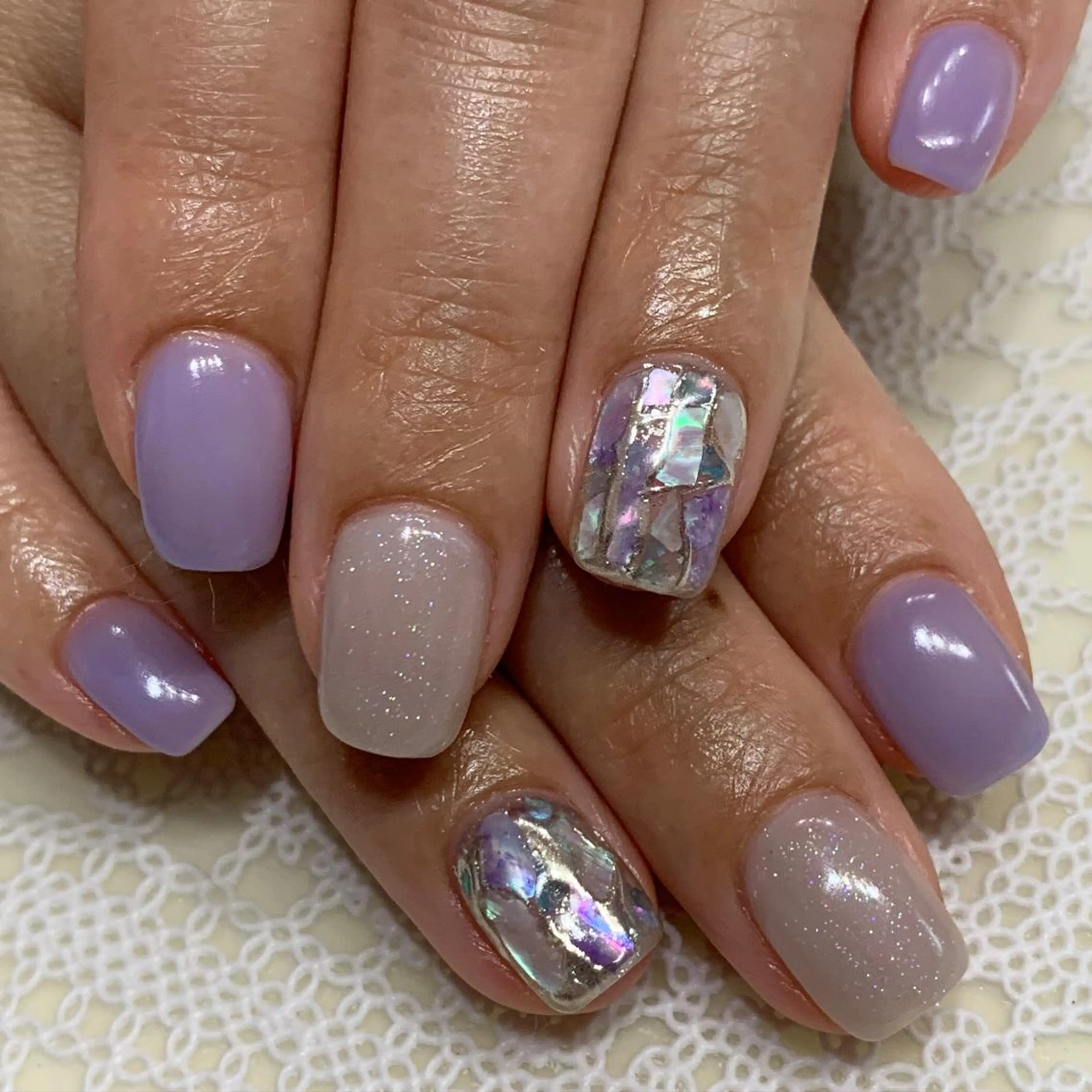 ネイル アートネイル シンプルネイル nonaMe 森のネイルデザイン