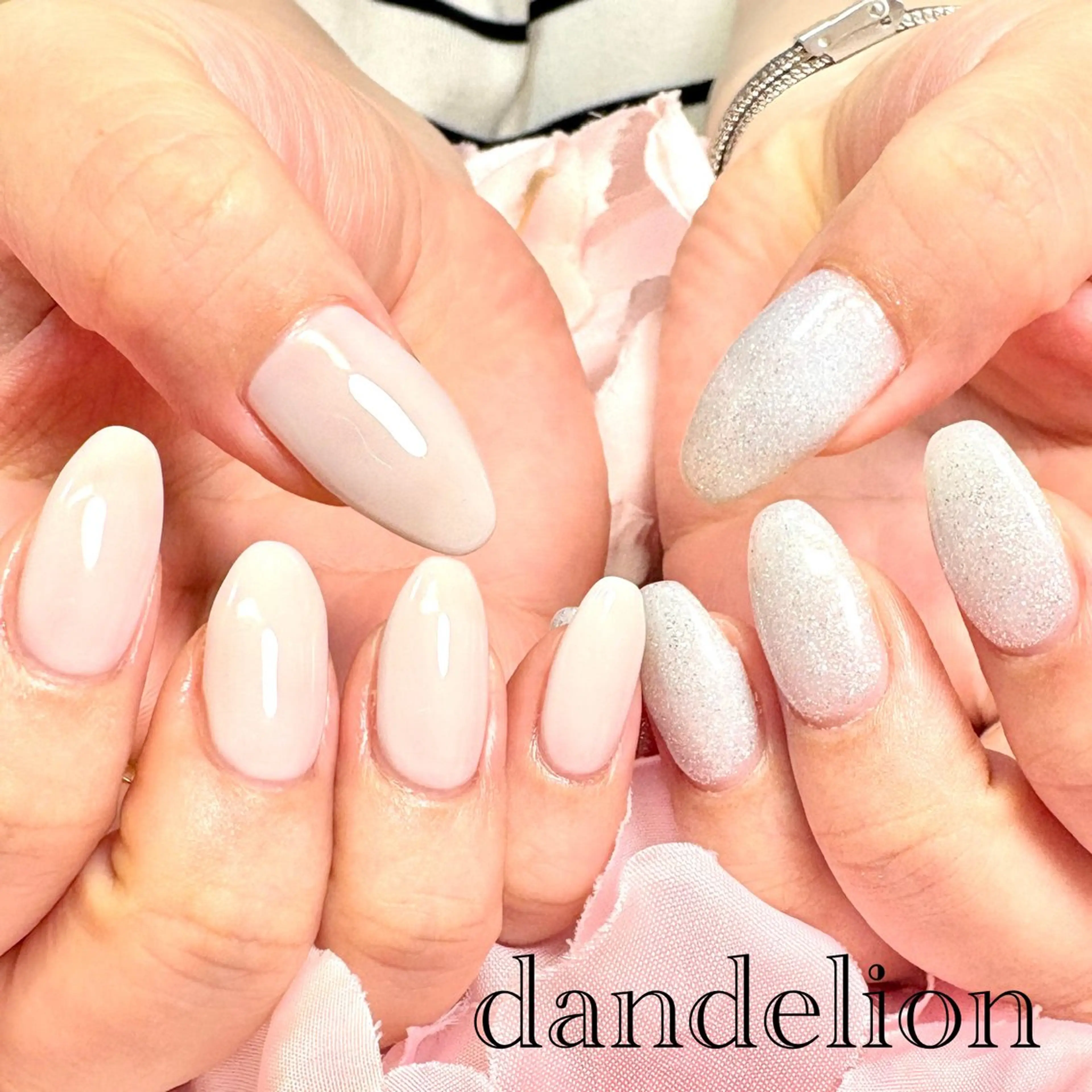 ネイル ハンドネイル ハンドケア dandelion ダンデライオンのネイルデザイン