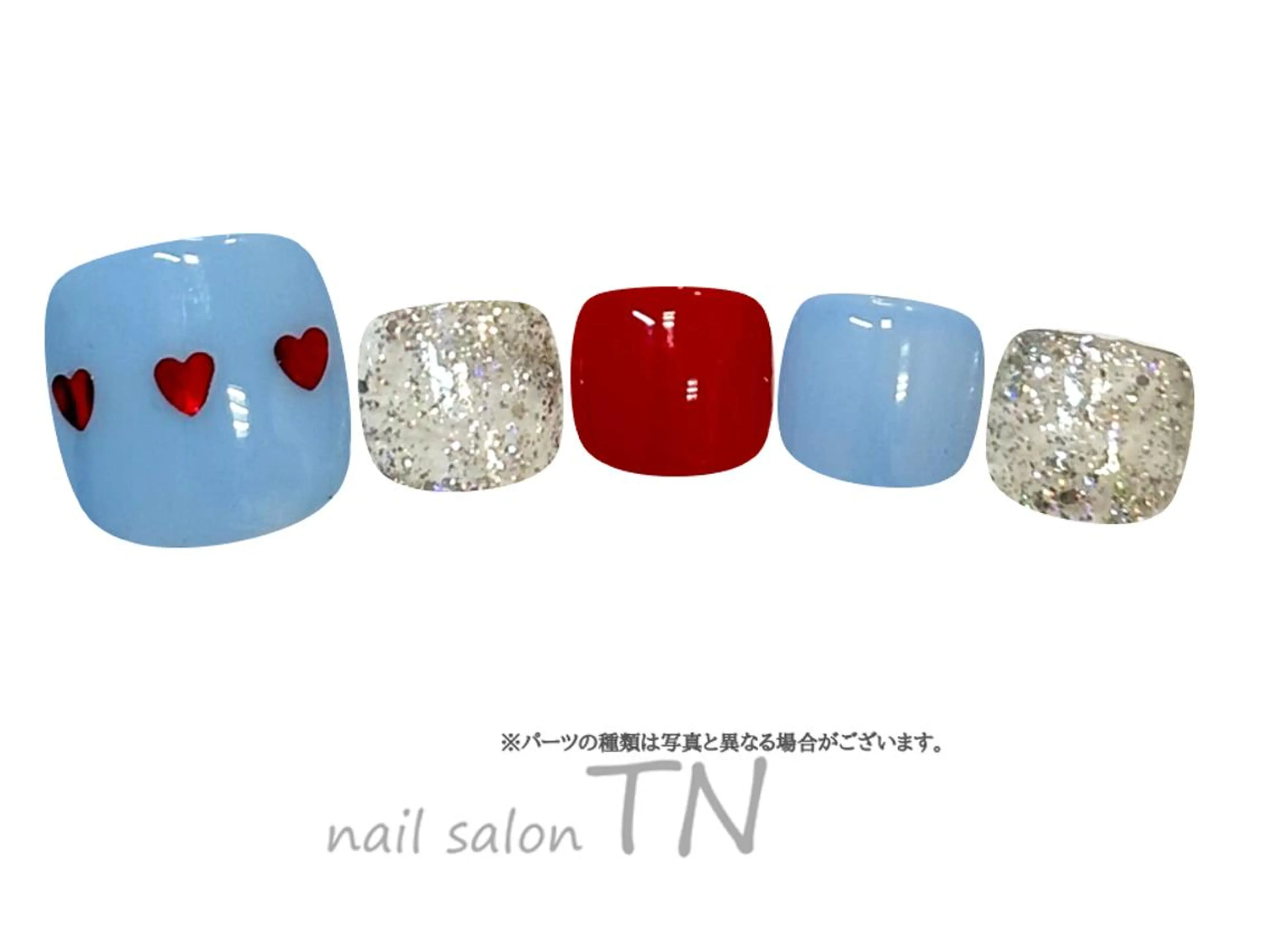 ネイル フットネイル 中島 実穂のネイルデザイン