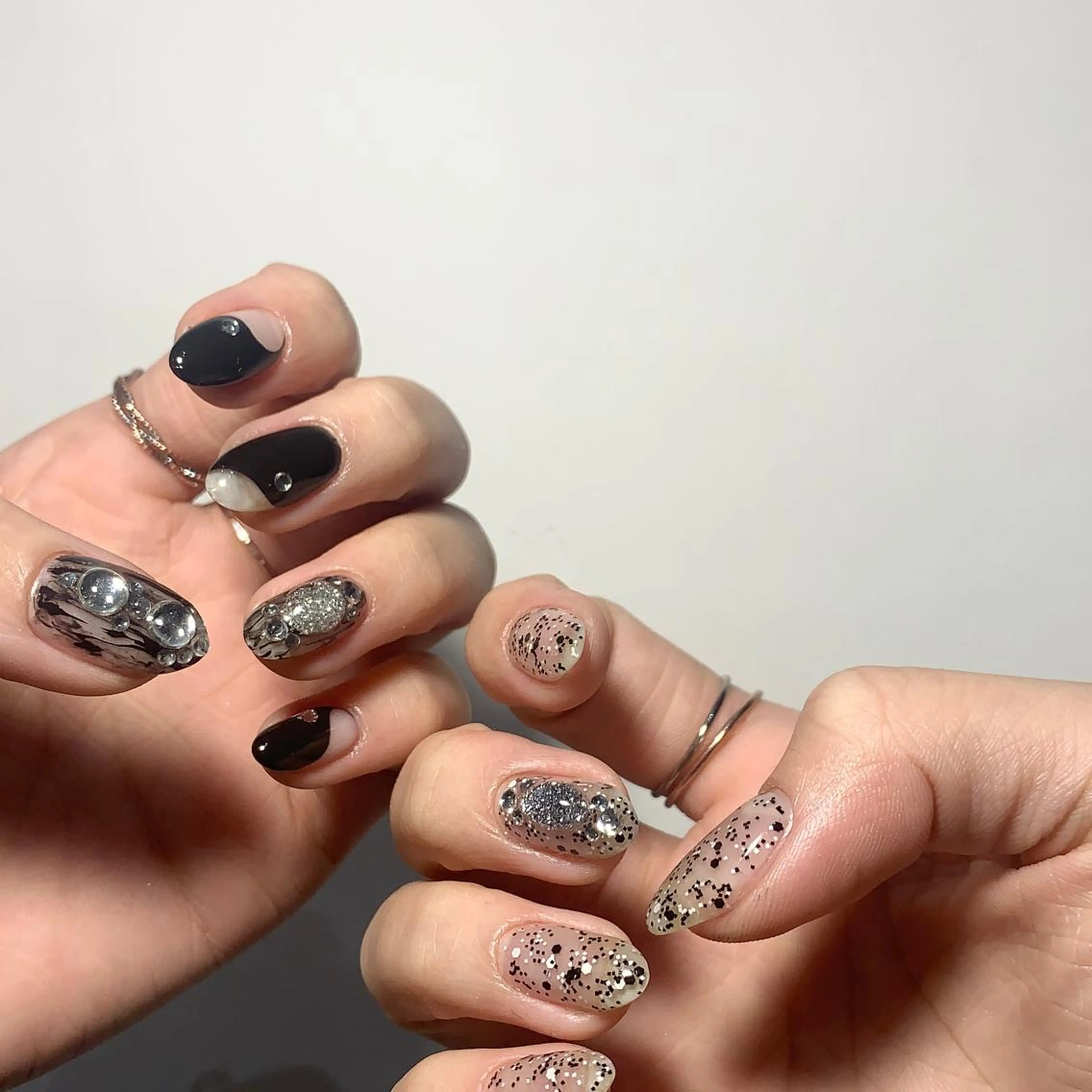 ネイル kana/モード ・グランジ໒꒱のネイルデザイン