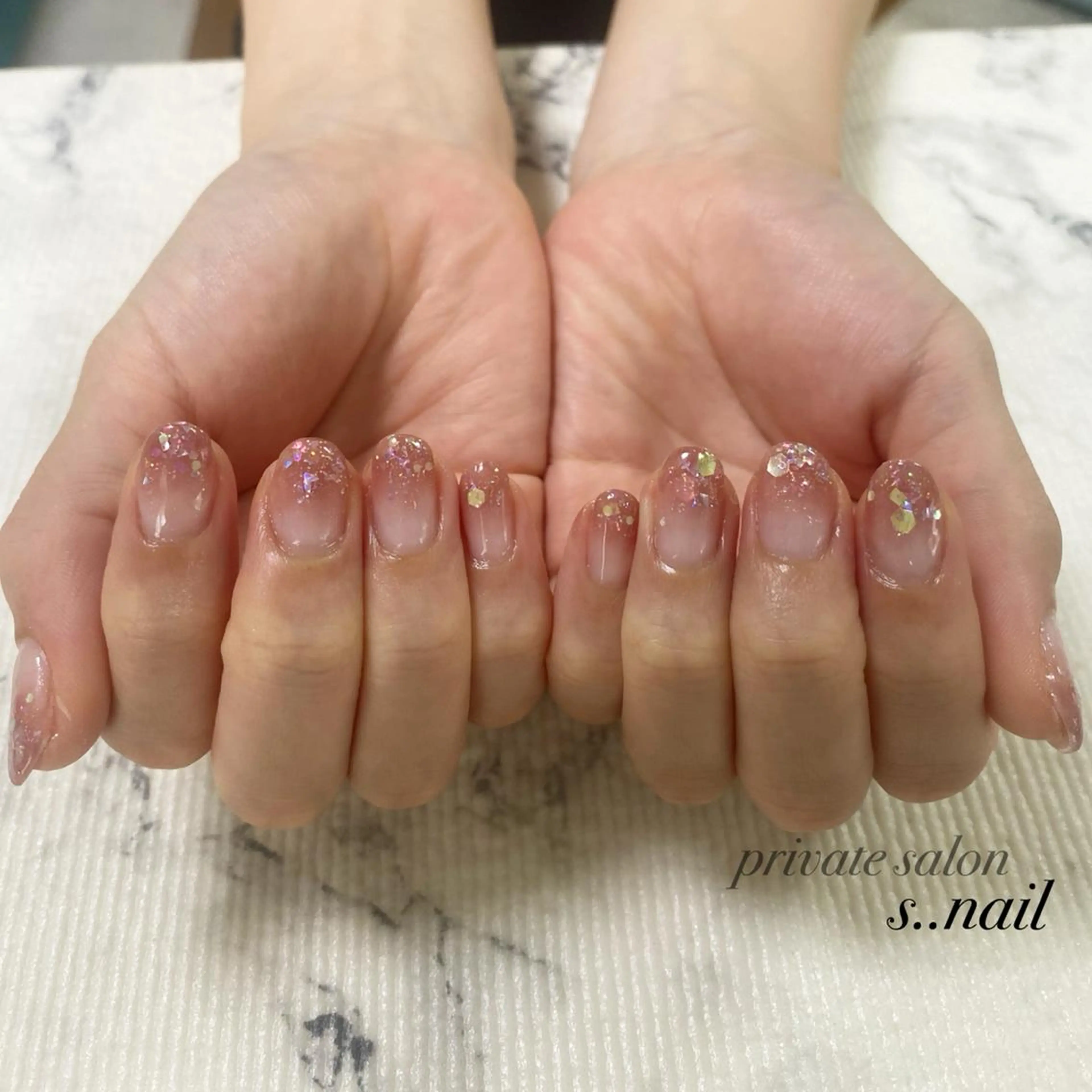 ネイル ラメ(グリッター) ハンドネイル フットネイル s..nail / MORITAのネイルデザイン