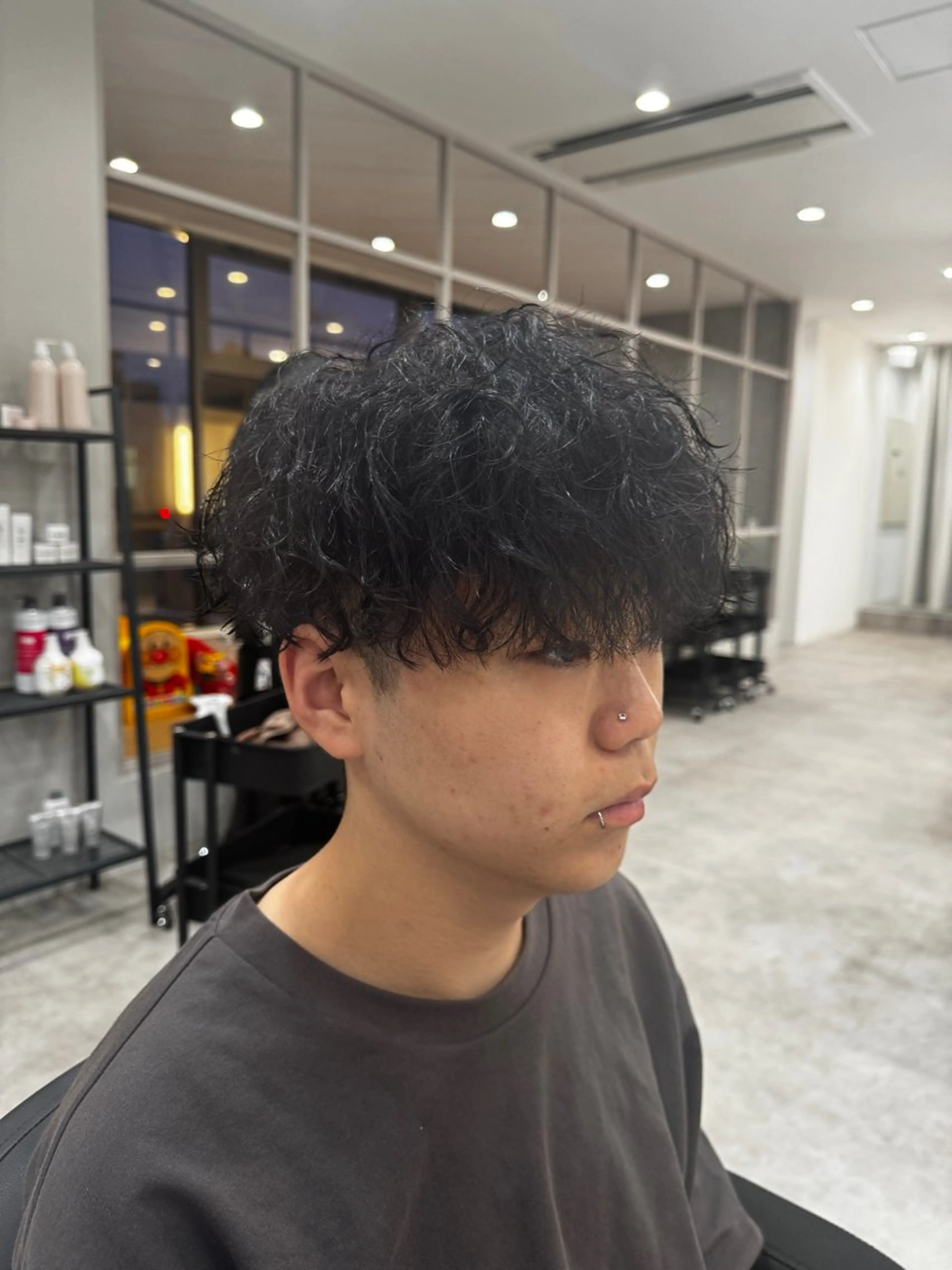 パーマ 🫧透明感カラー🫧 ロン毛美容師のヘアスタイル