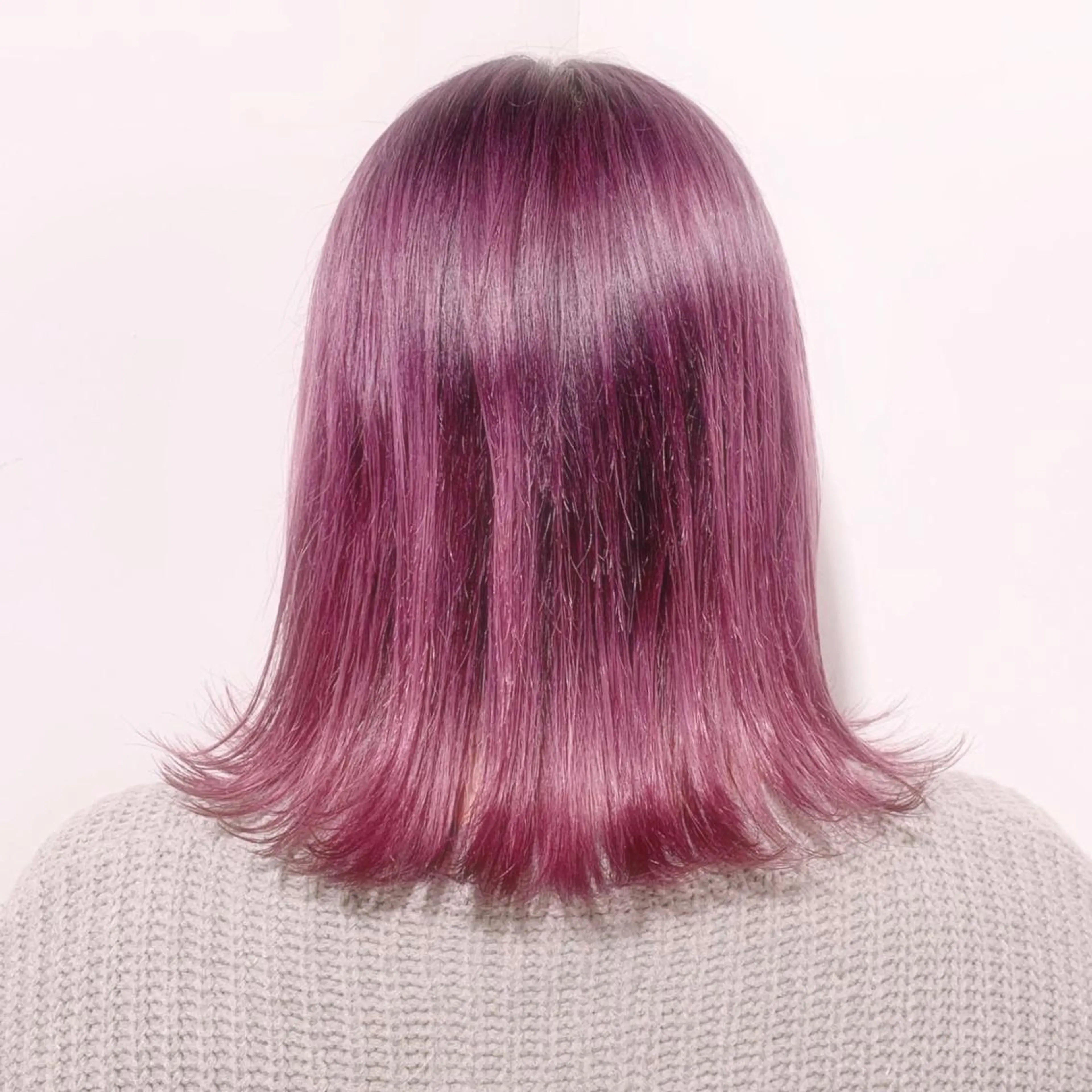 ミディアム カラー アディクシーカラー ベージュカラー 黒髪 ブリーチ ブルーカラー ヘアカラー 藤澤 夏実/インナーカラーのヘアスタイル