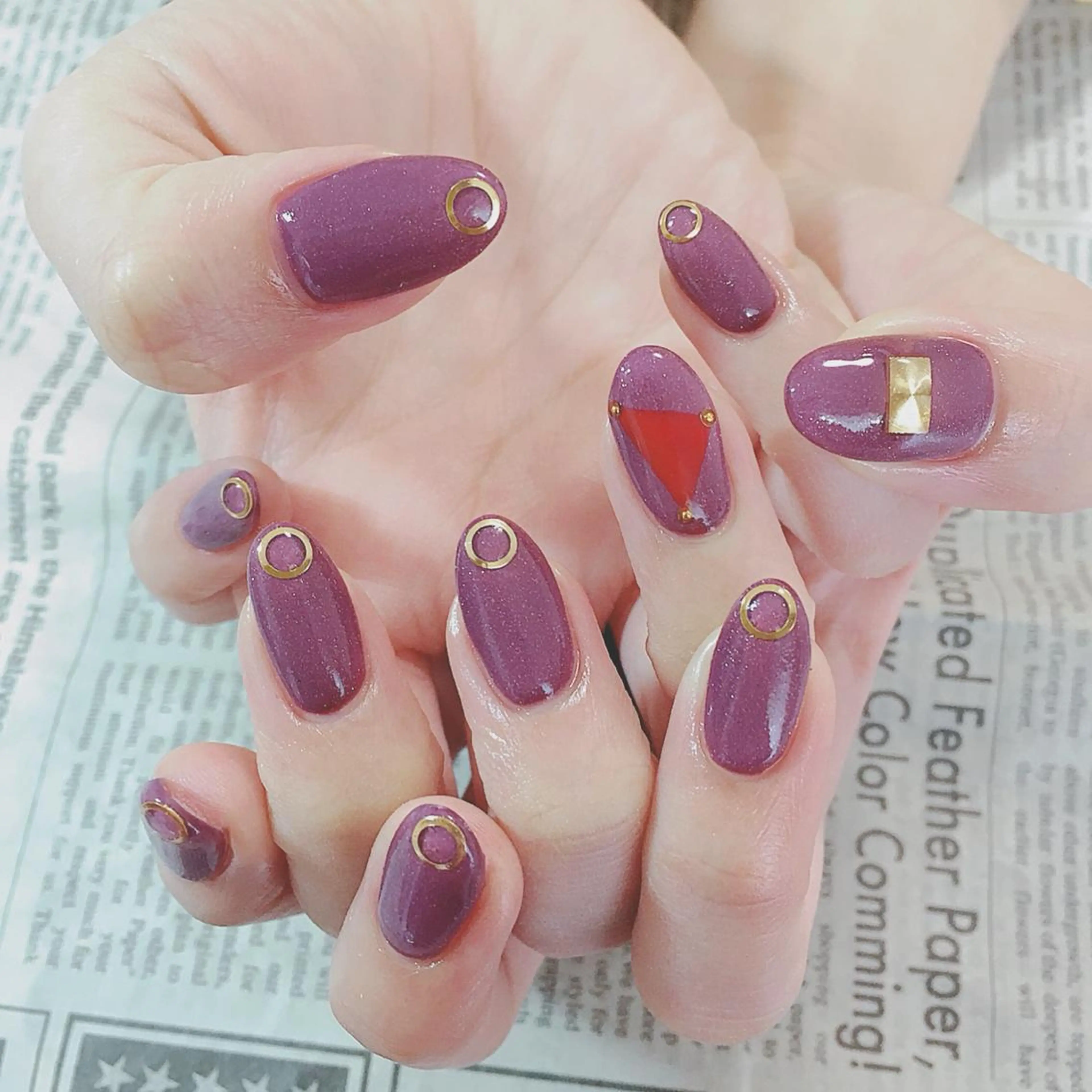 ネイル ハンドネイル ハンドケア 森山 舞のネイルデザイン