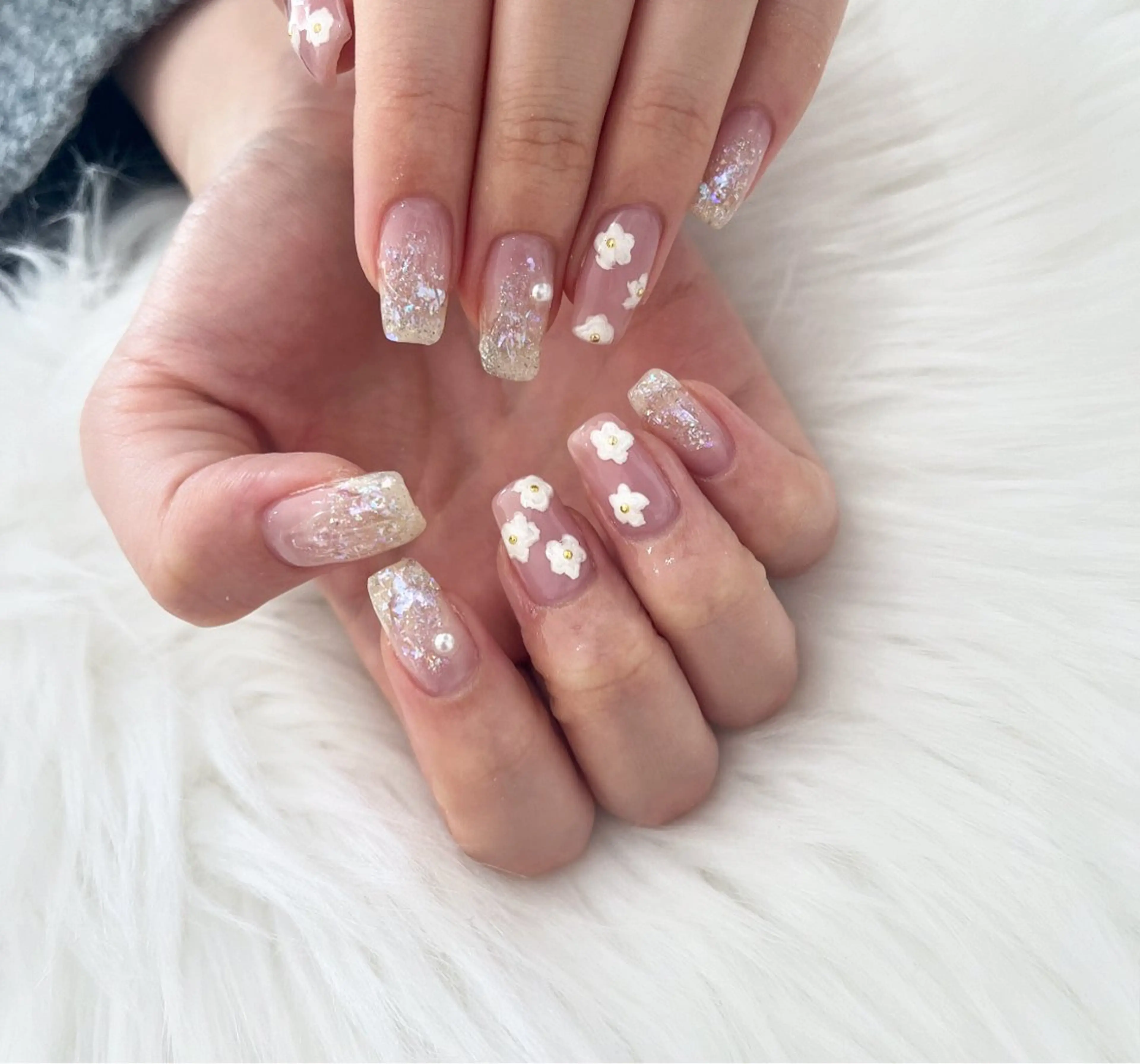 ネイル 長さ出し フットネイル ジェルネイル 韓国ネイル マグネットネイル #Amin所属・#Amin nail salonのネイルデザイン