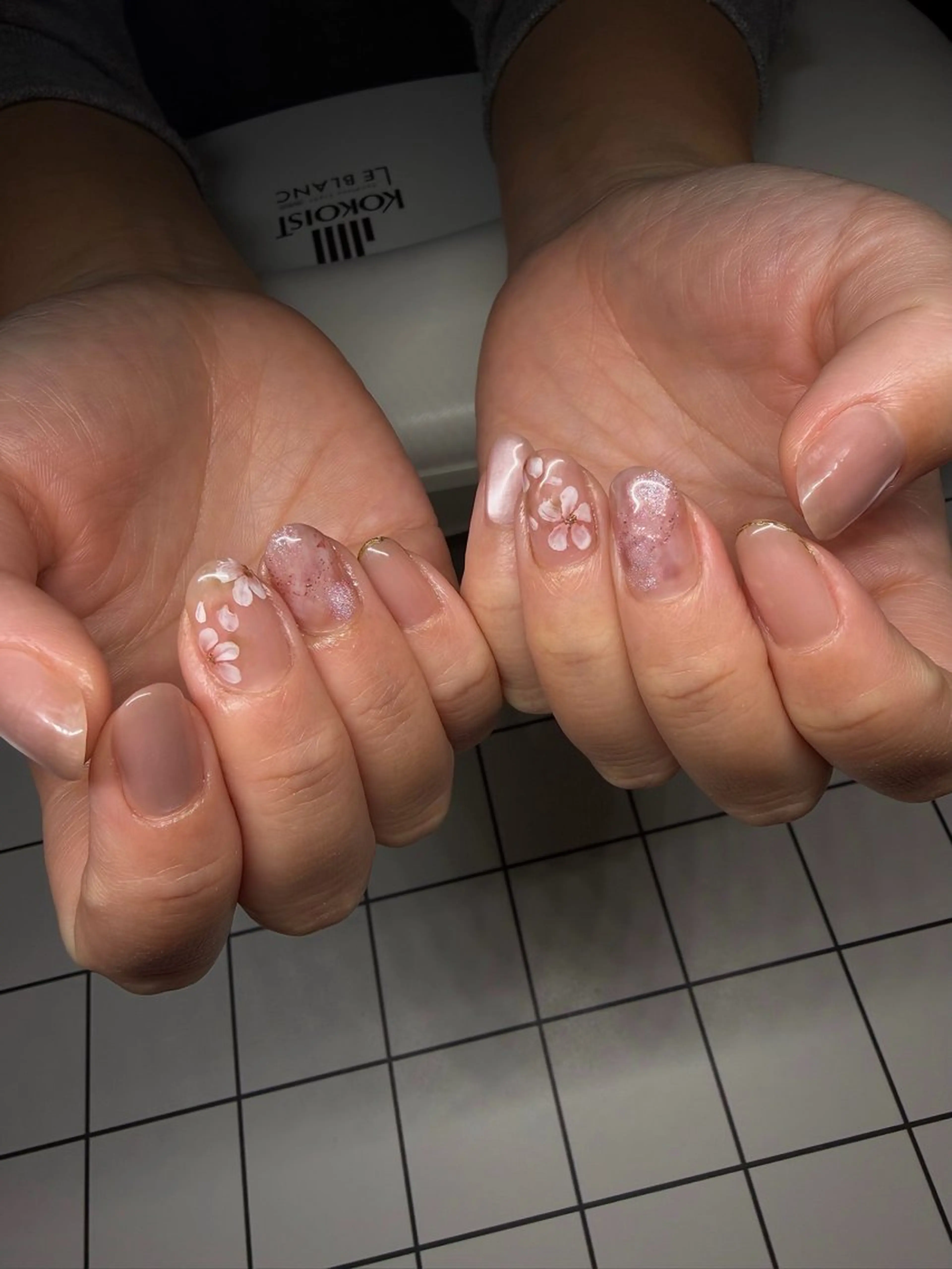 ネイル 桜ネイル ニュアンスネイル Mur. ことなのネイルデザイン