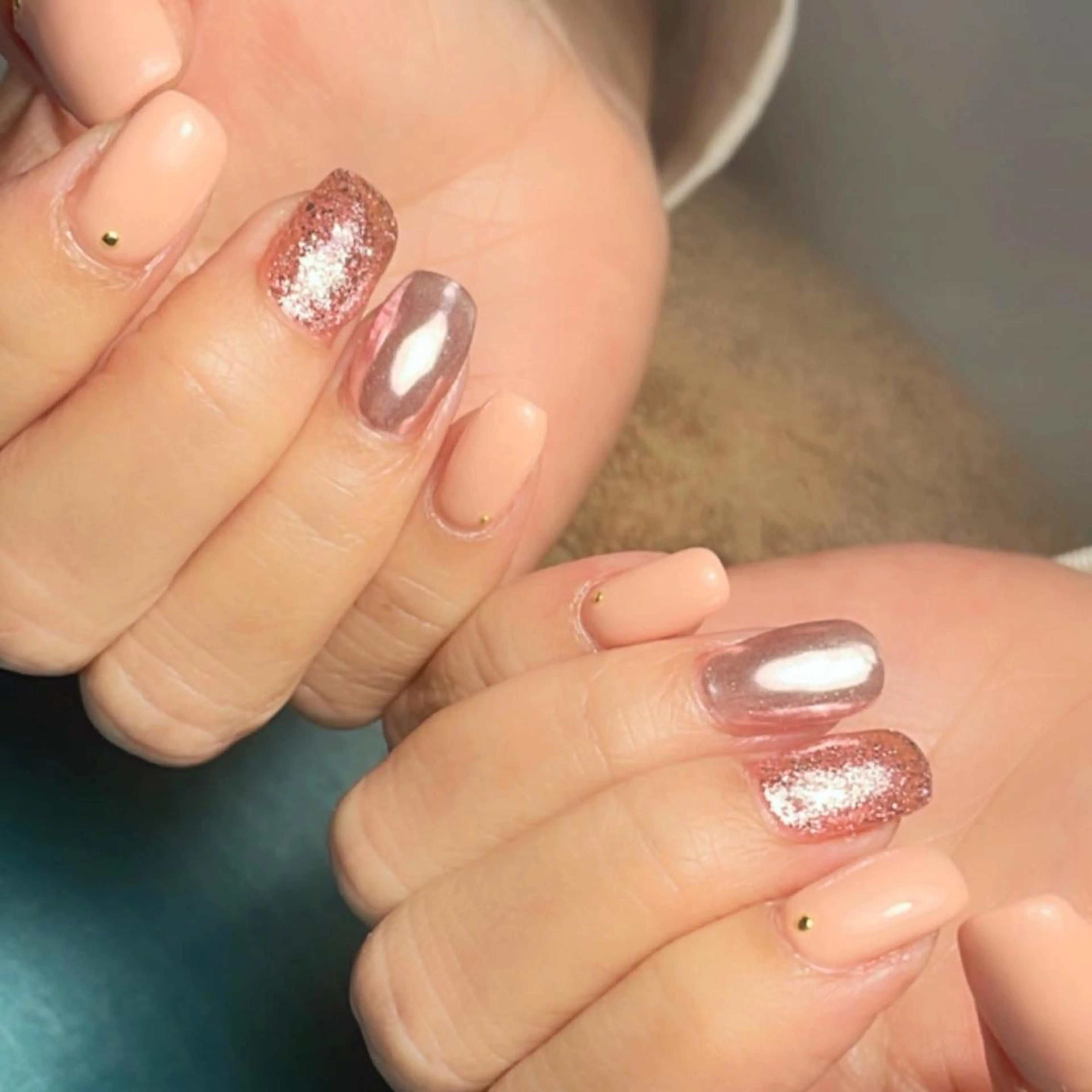 ネイル ピンク 加瀬 アンジェリーのネイルデザイン