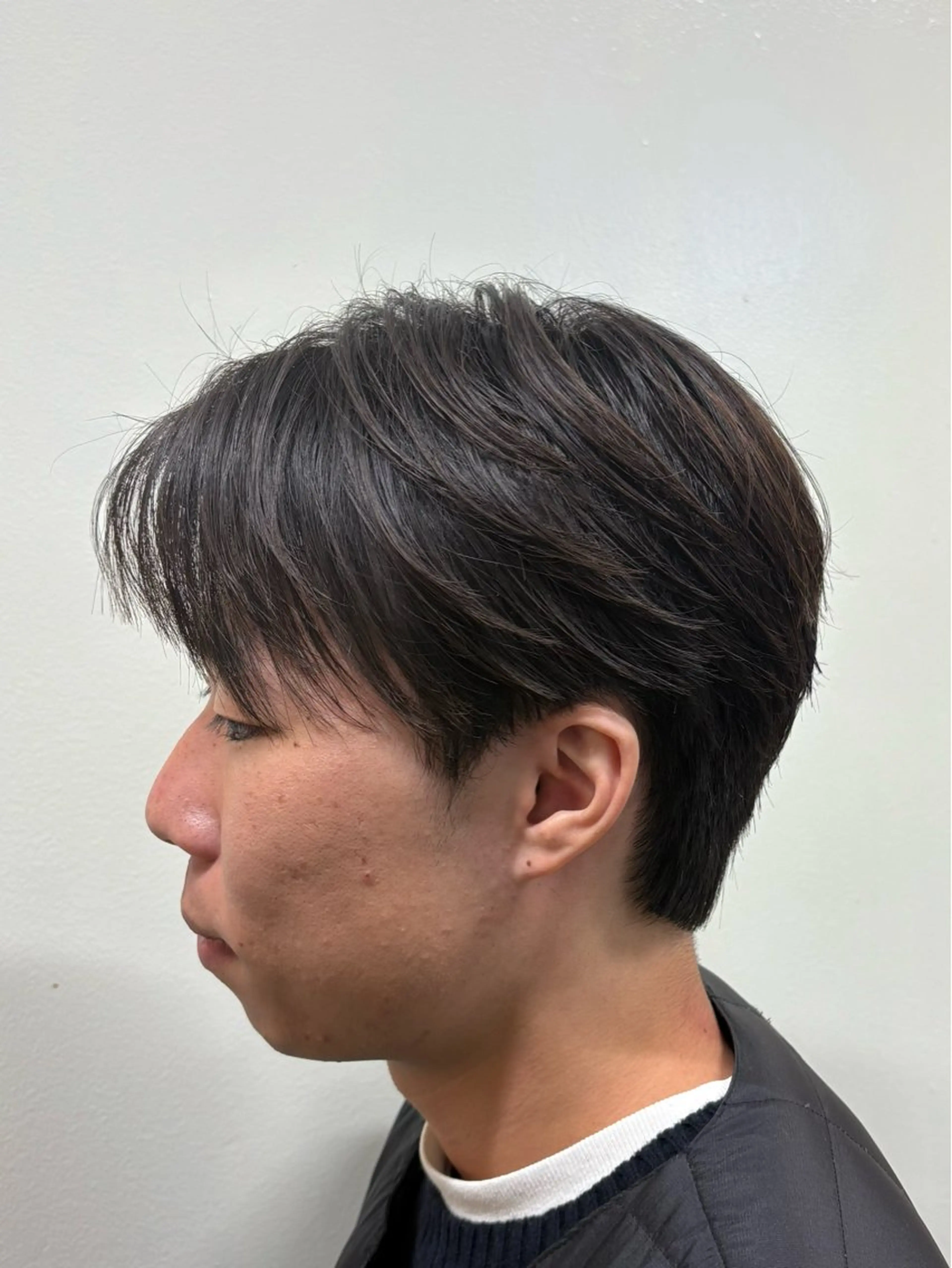 ショート メンズ コンマヘア カット 韓国メンズヘア/ 毛流れヘア　須田龍世のヘアスタイル