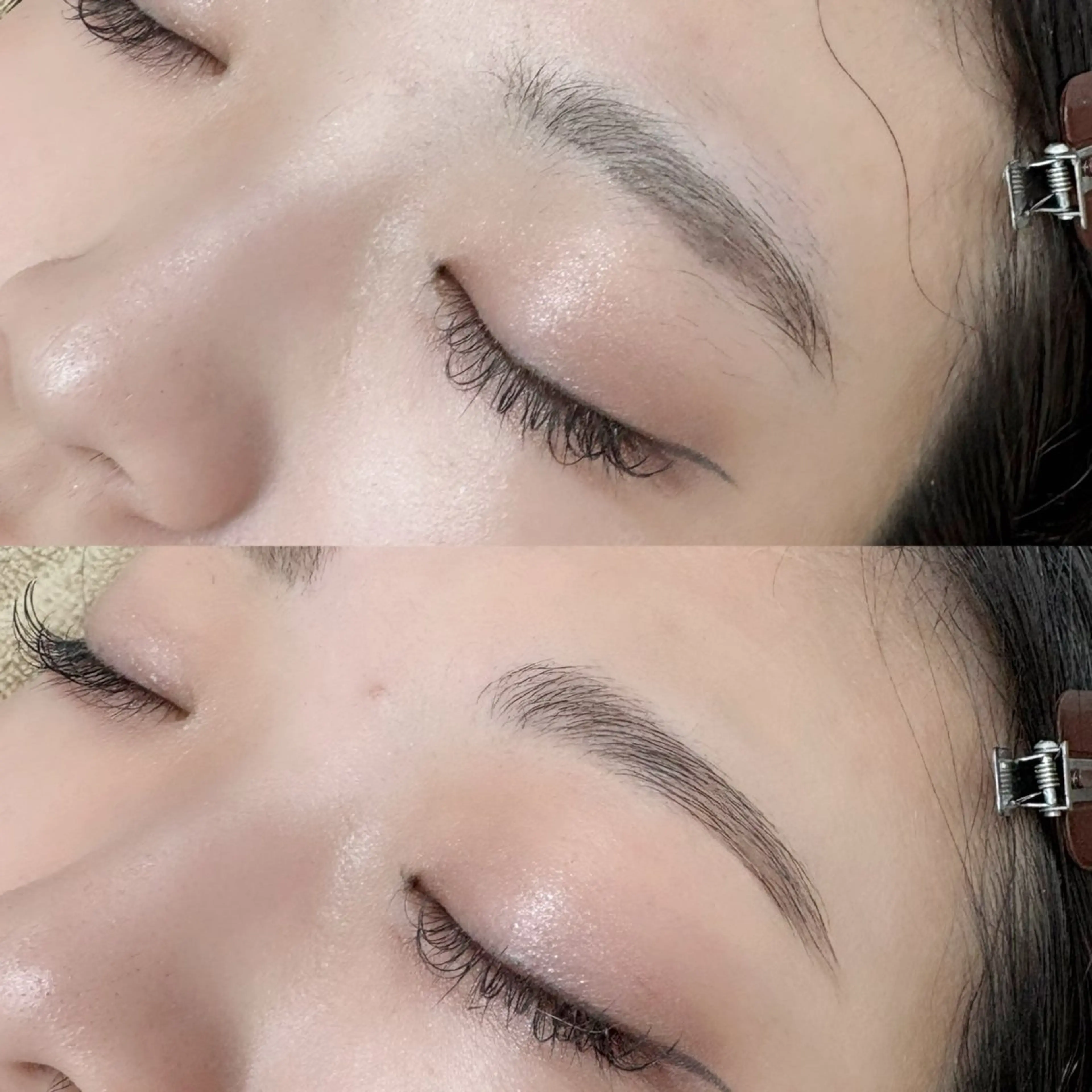 アイブロウ ハリウッドブロウリフト 🎀銀座パリジェンヌ マツエクmomo🎀のマツエク・マツパデザイン