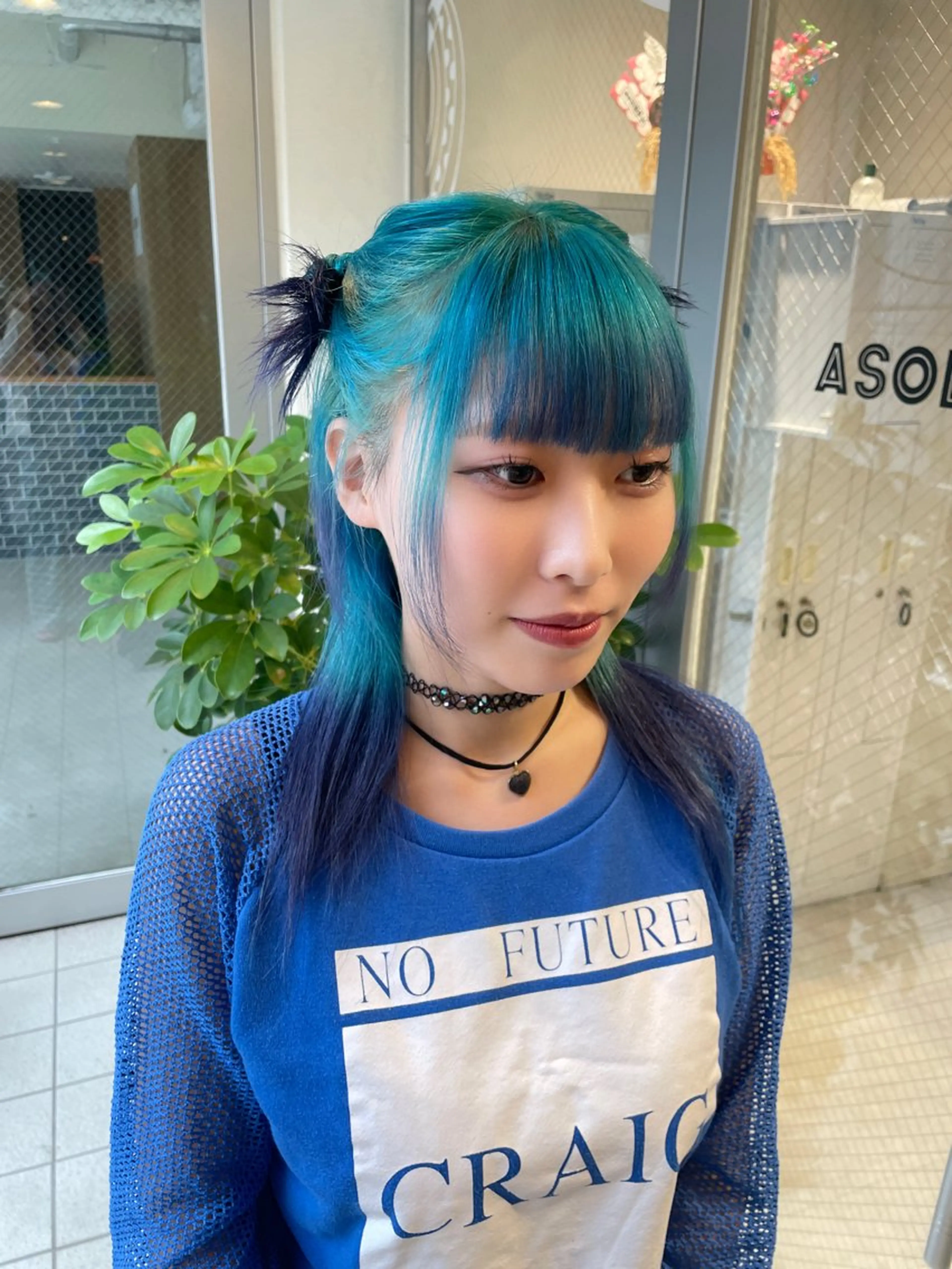 カラー ブリーチ デザインカラー ダブルカラー ハイトーンカラー デザインカラー/ ヘアアレンジ/りりかのヘアスタイル