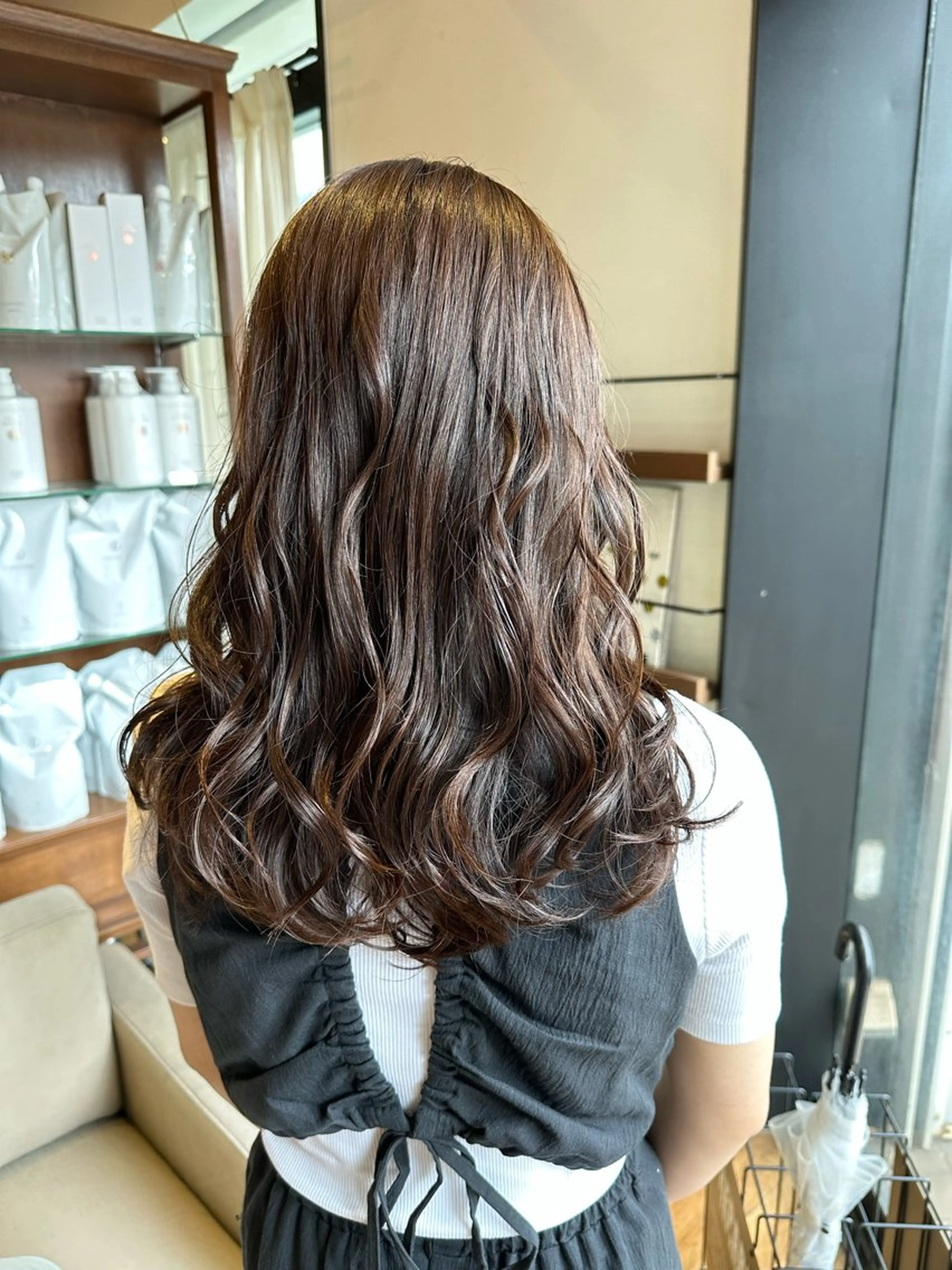 ロング カラー ヘアカラー いまじゅく あおいのヘアスタイル