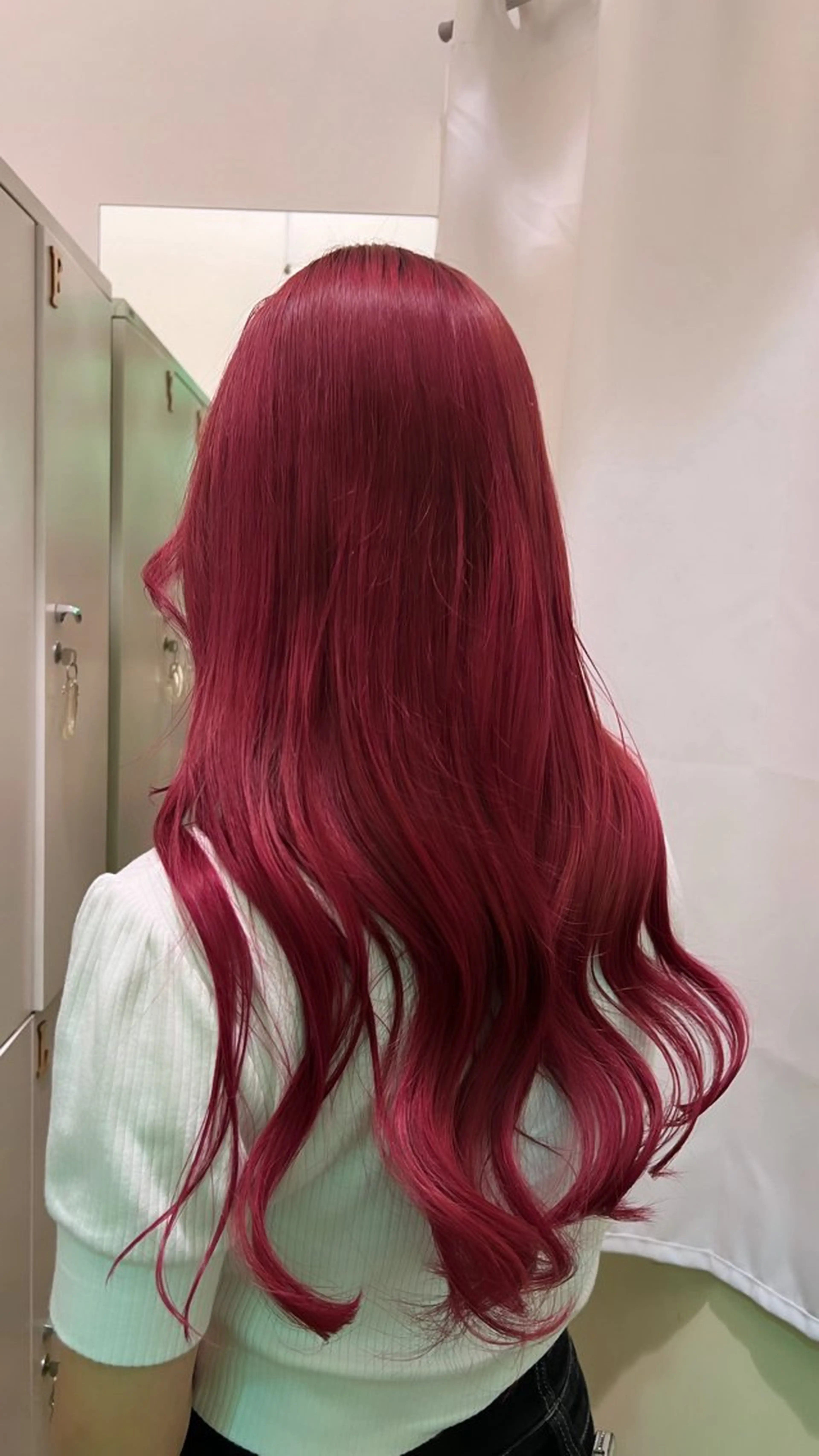 ロング ハイトーンカラー/エ クステ/デザインのヘアスタイル