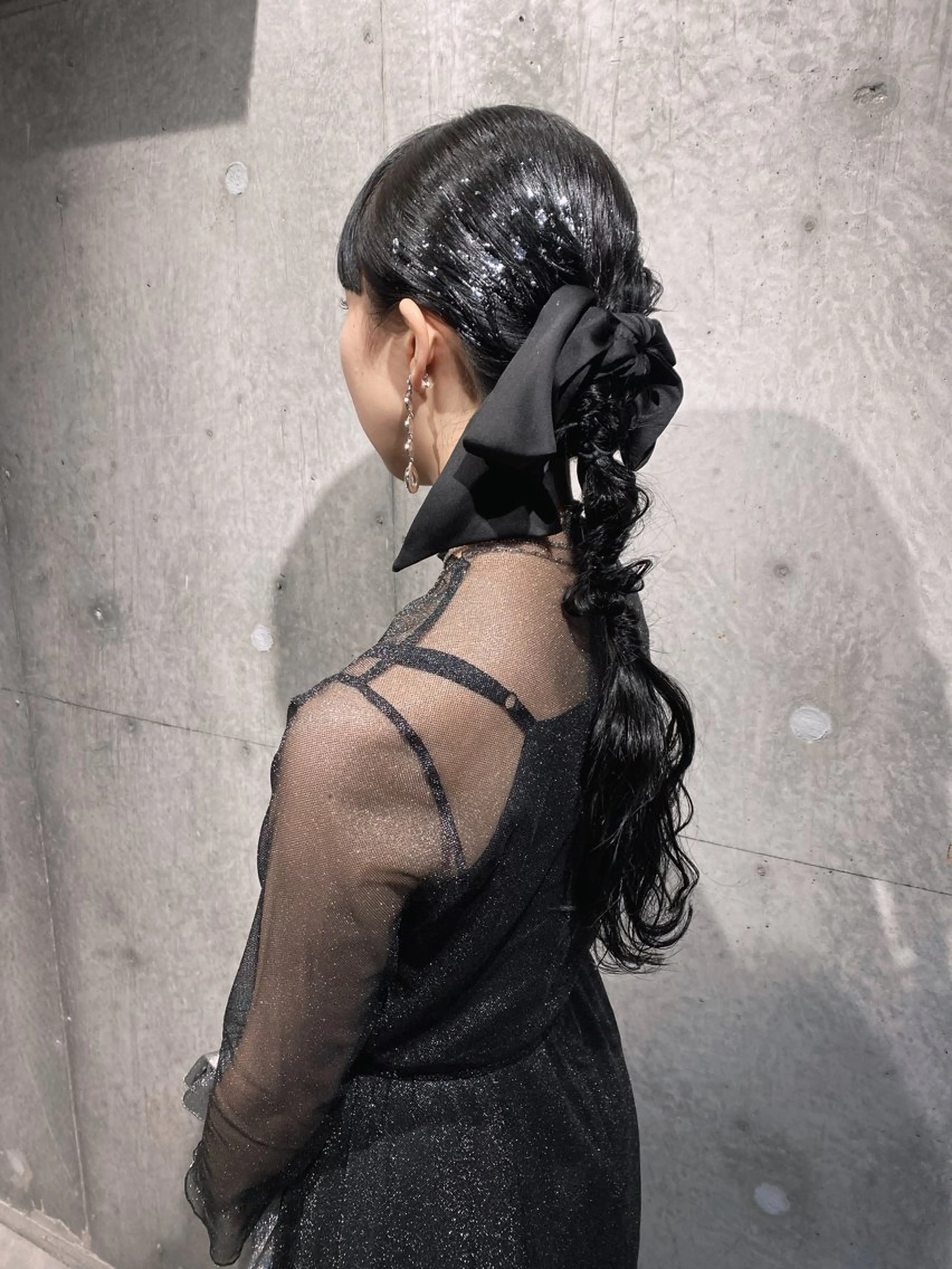 ロング カラー ヘアアレンジ mina 🐈‍⬛ ラフな似合わせヘアのヘアスタイル