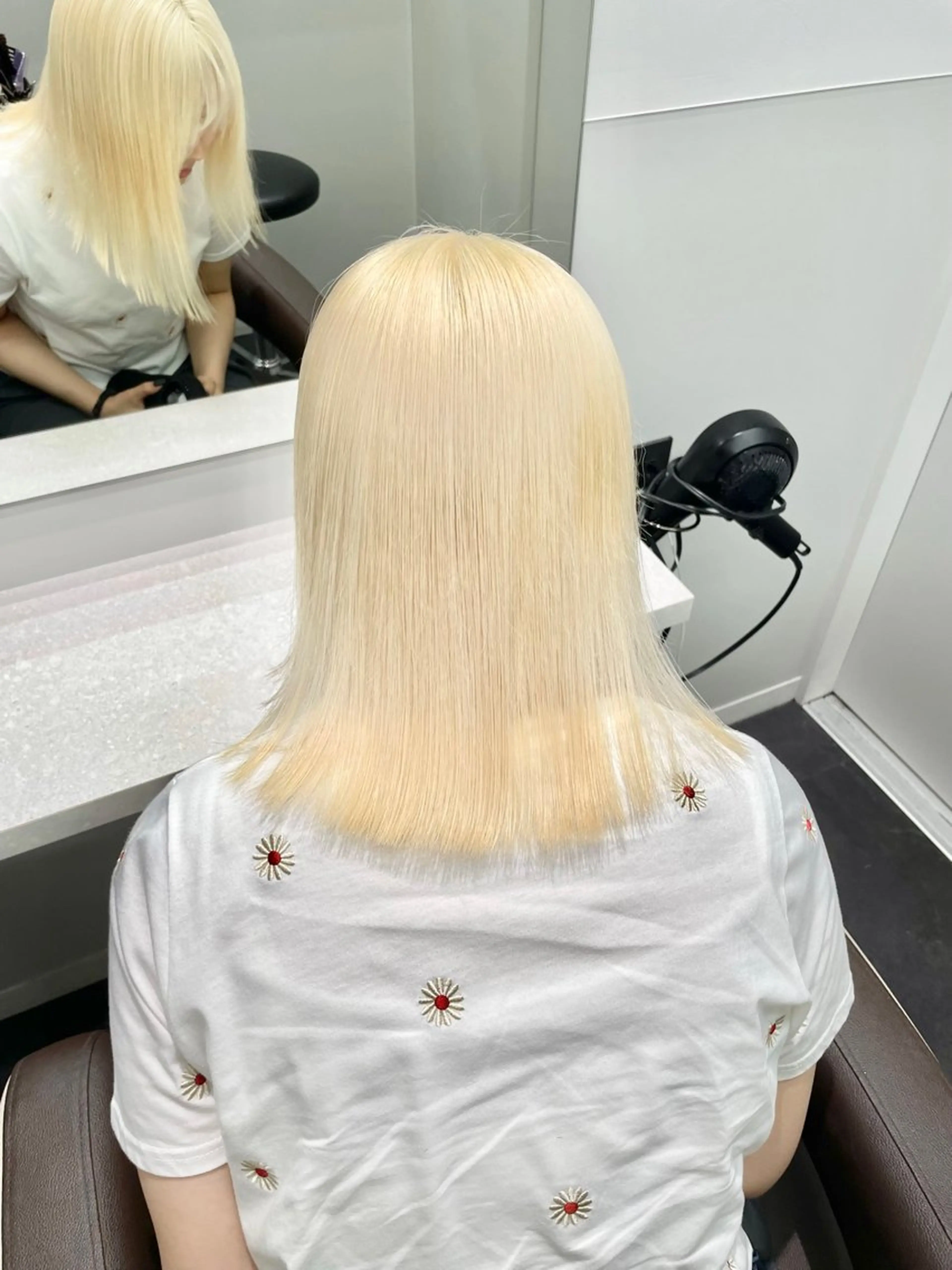 ミディアム 縮毛矯正 Wisteria所属・美髪特化✨ 伊織✨縮毛矯正✨のヘアスタイル