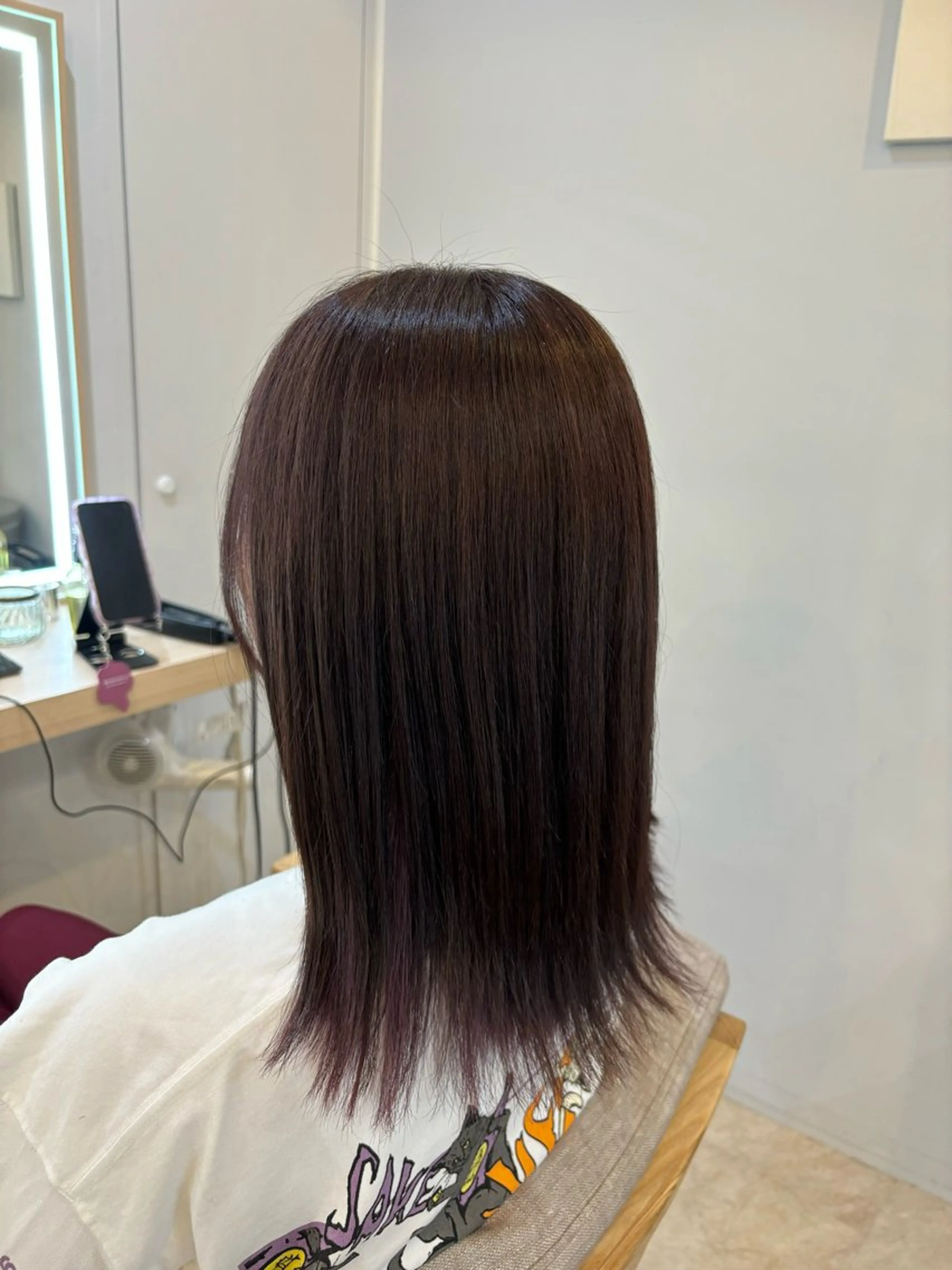 セミロング カラー little×kuruku 銀座2号店 【リトルクルク】所属・🗽うる艶/メンズ Yui🗽🗺️のヘアスタイル