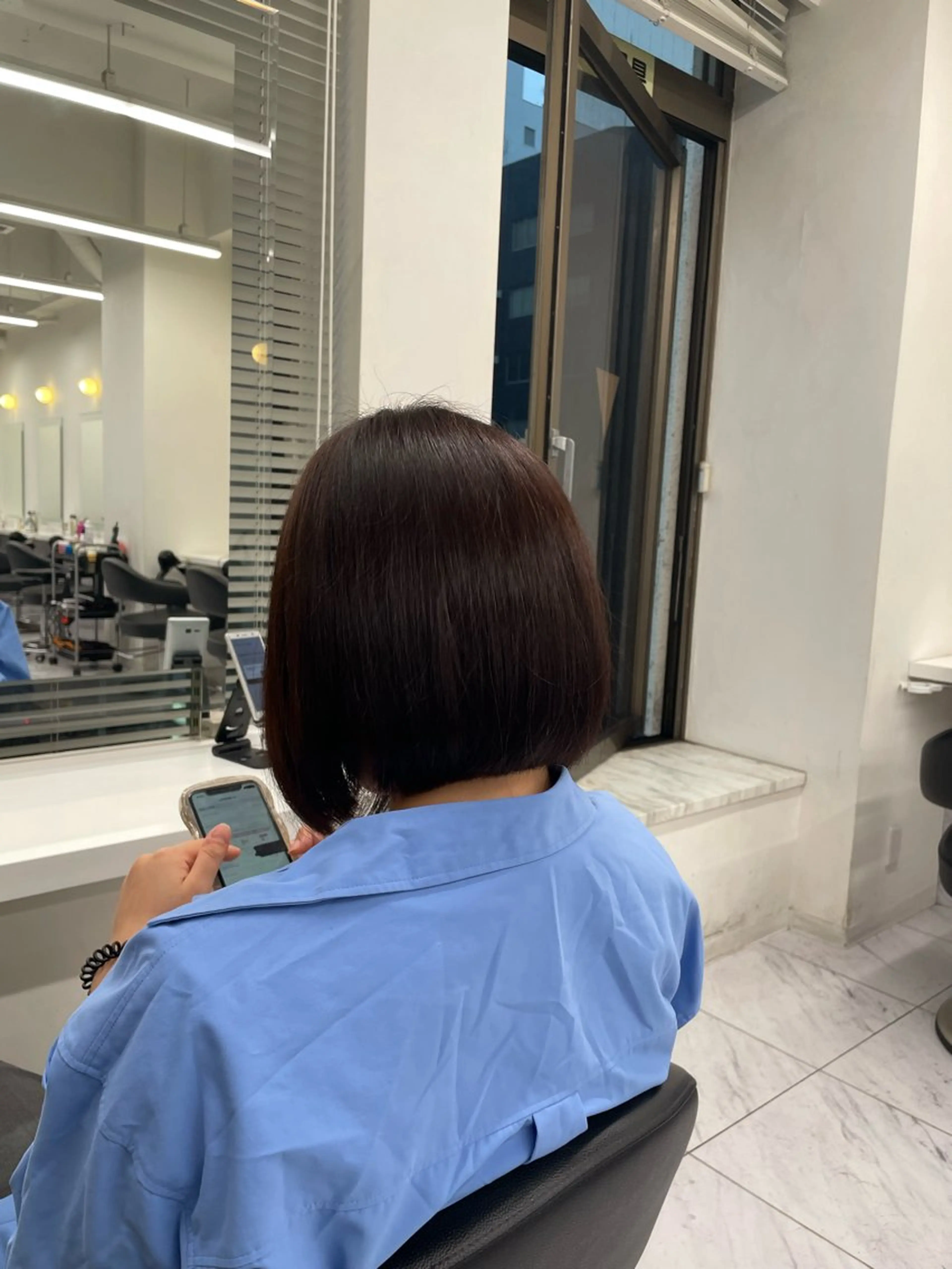 ミディアム カラー ヘアアレンジ ヘアカラー トリートメント ヘアセット 💗横浜美容室 💗HARUNAのヘアスタイル