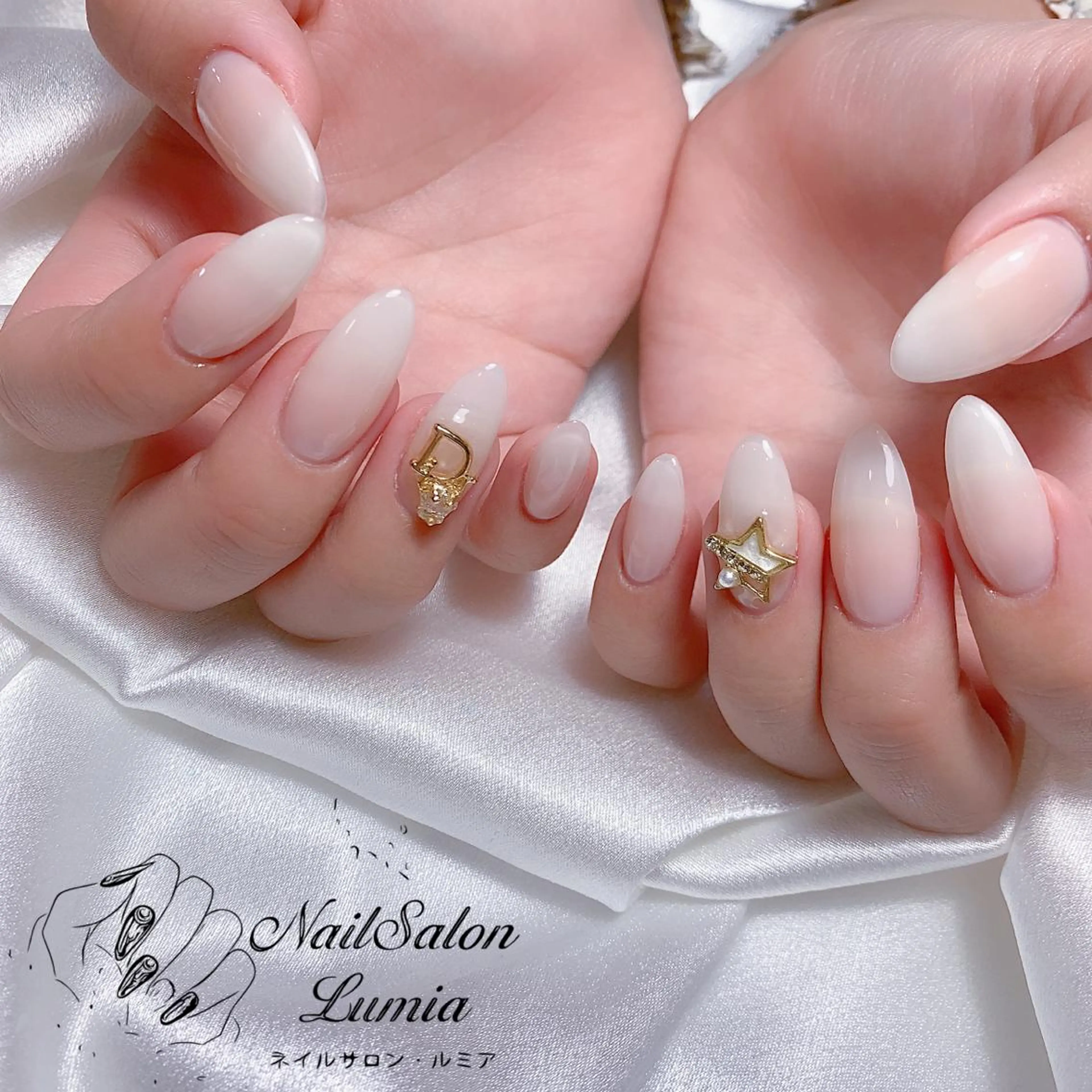 ネイル ハンドネイル ネイルサロン ルミア Lumia 店長のネイルデザイン