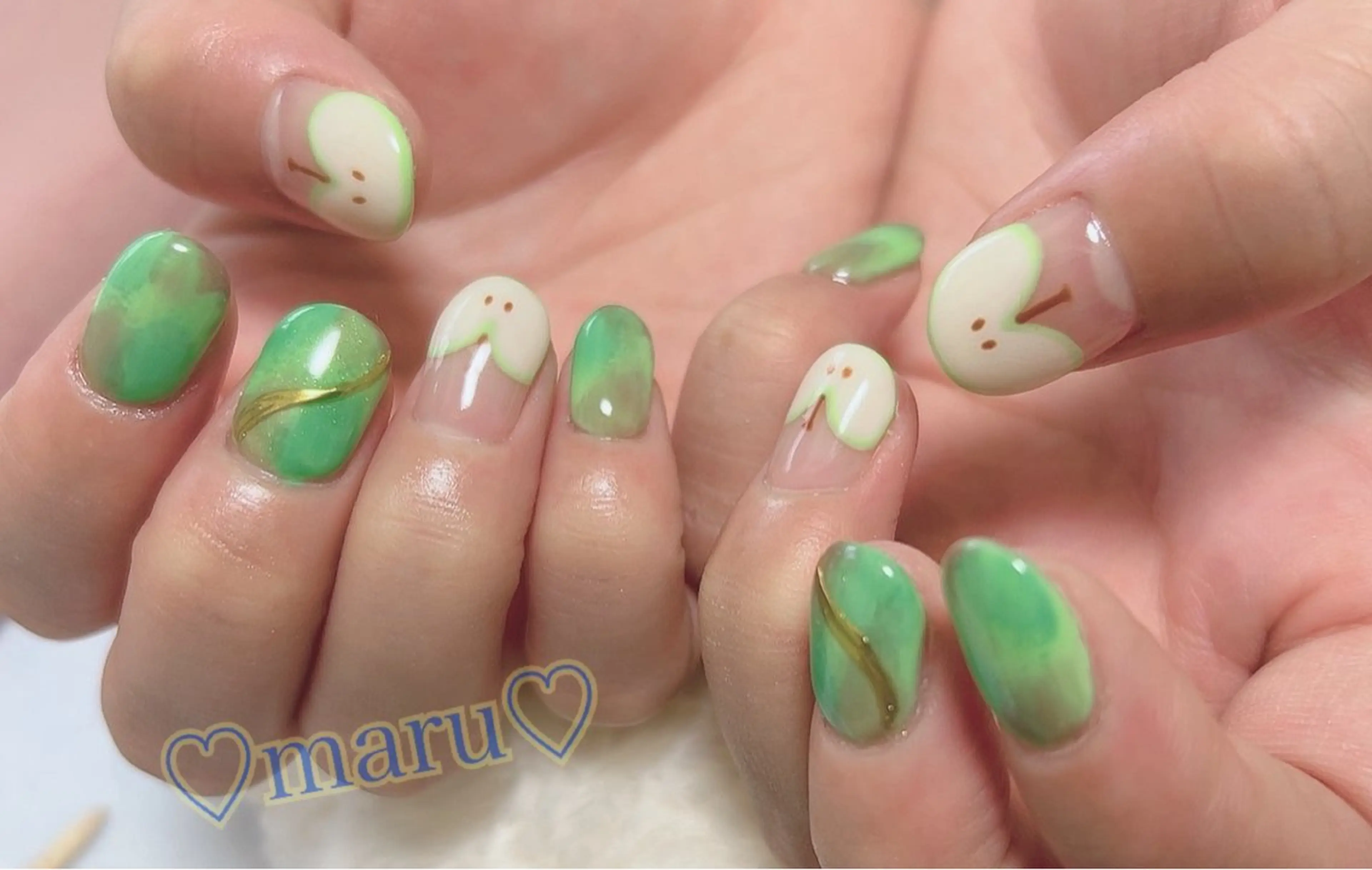 ネイル ハンドネイル フットネイル まるみ ♡のその他イメージ