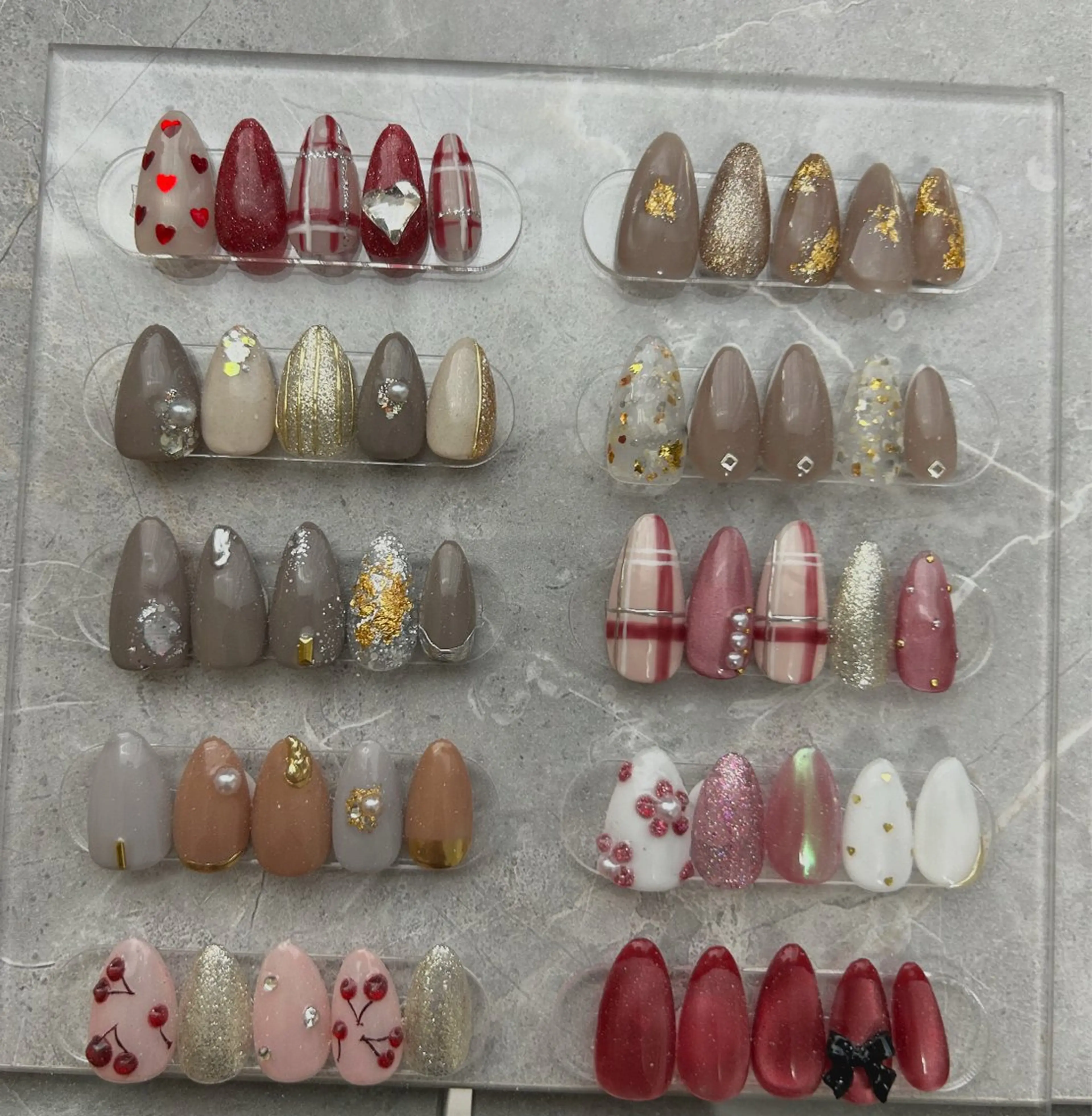 定額デザイン(チップ長さだし)の写真