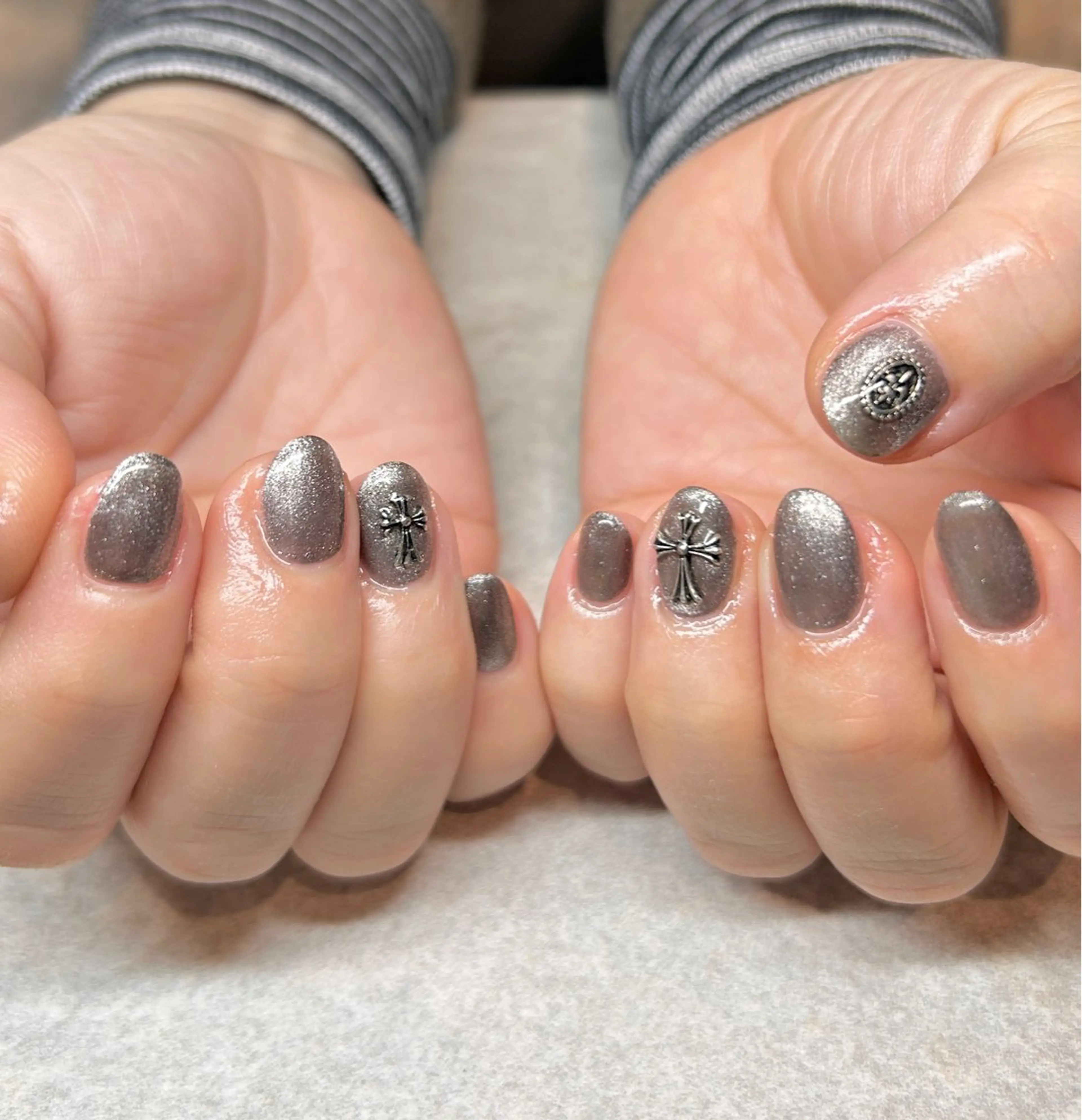 ネイル 長さ出し 持ち込み 春ネイル ハンドネイル N.style所属・Ｎ. styleのネイルデザイン