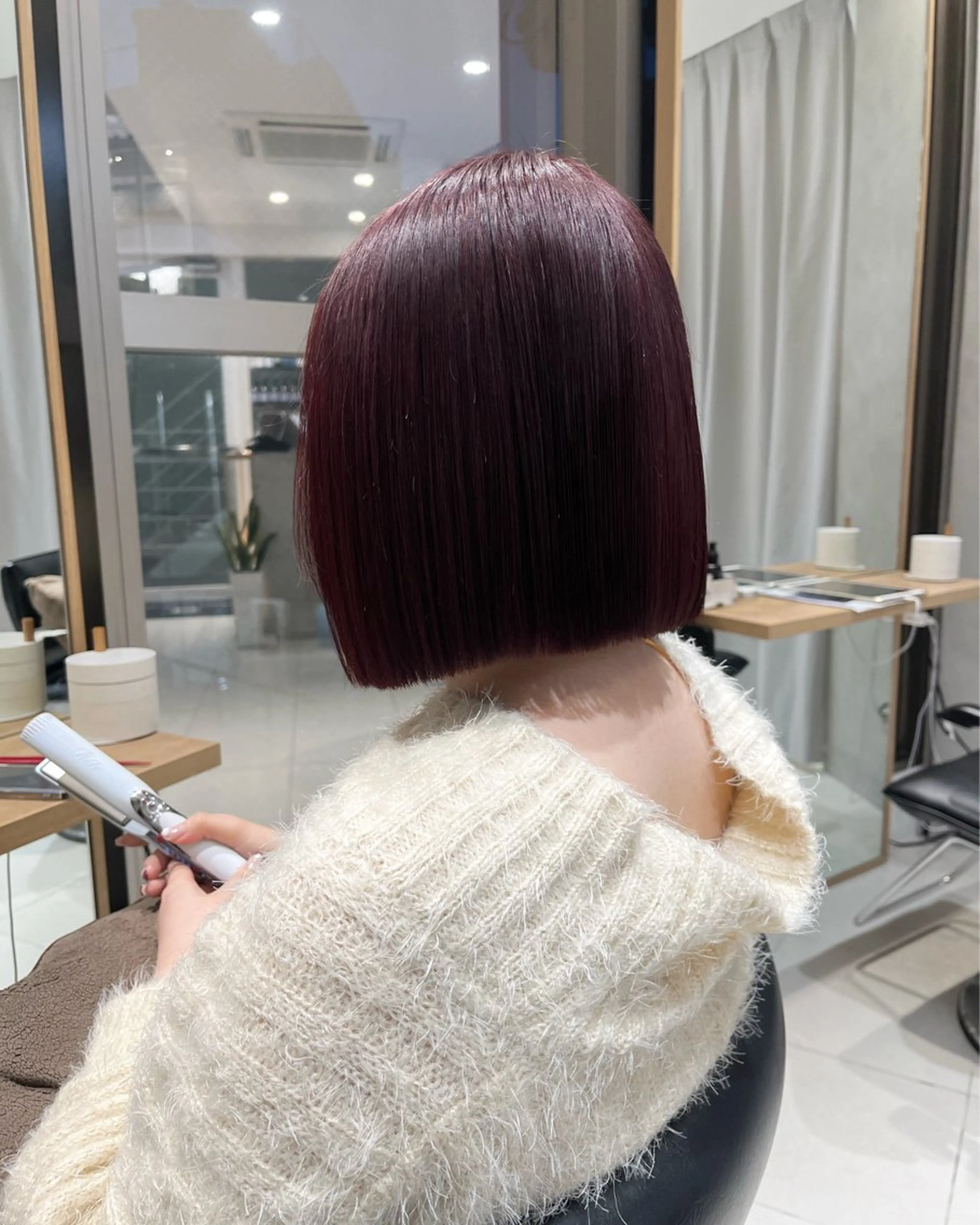 ［ ポイント縮毛矯正  ］➕2ステップトリートメント(シャンプートリートメント込)の写真