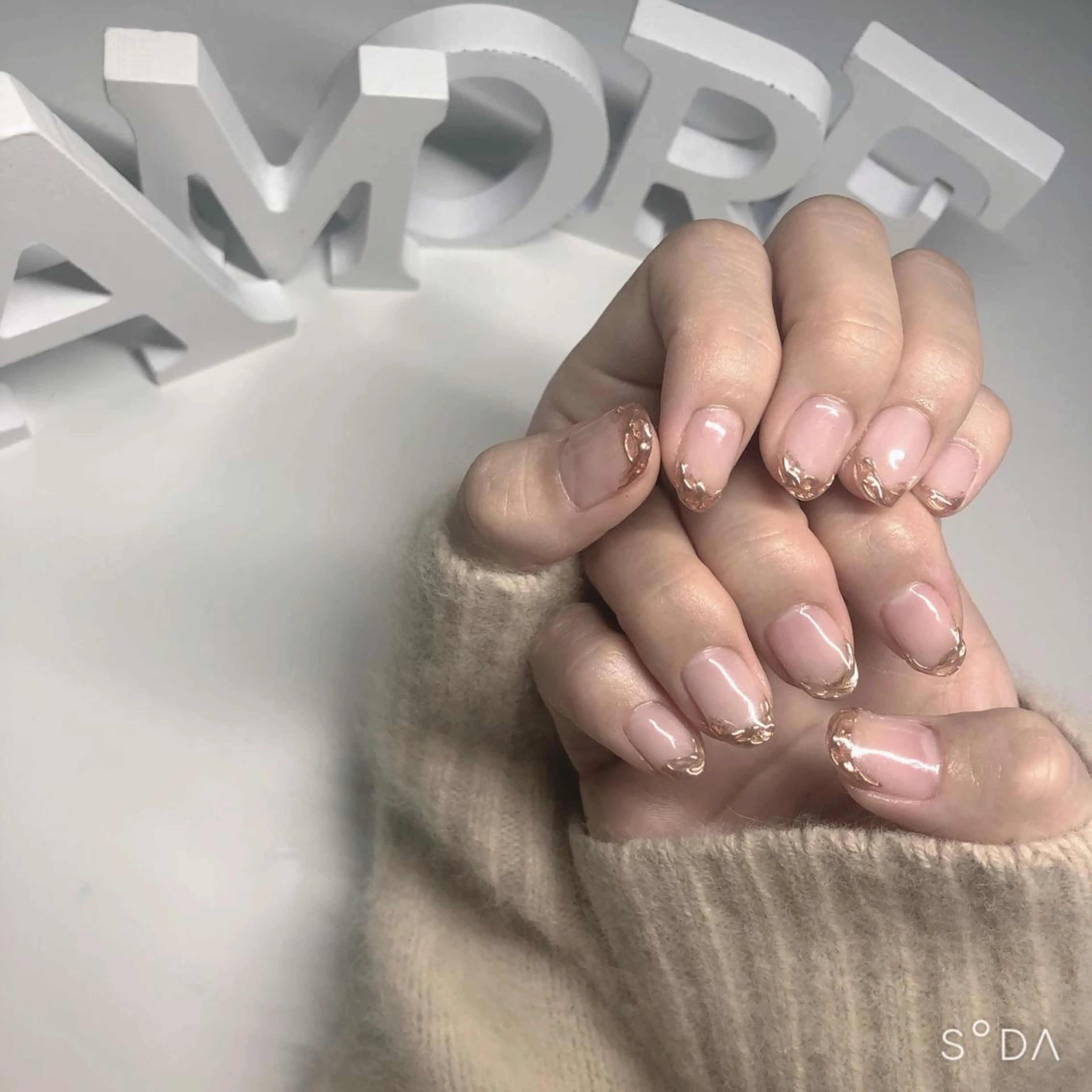 ネイル クリアネイル ジェルネイル ミラーネイル You kyehwaのネイルデザイン