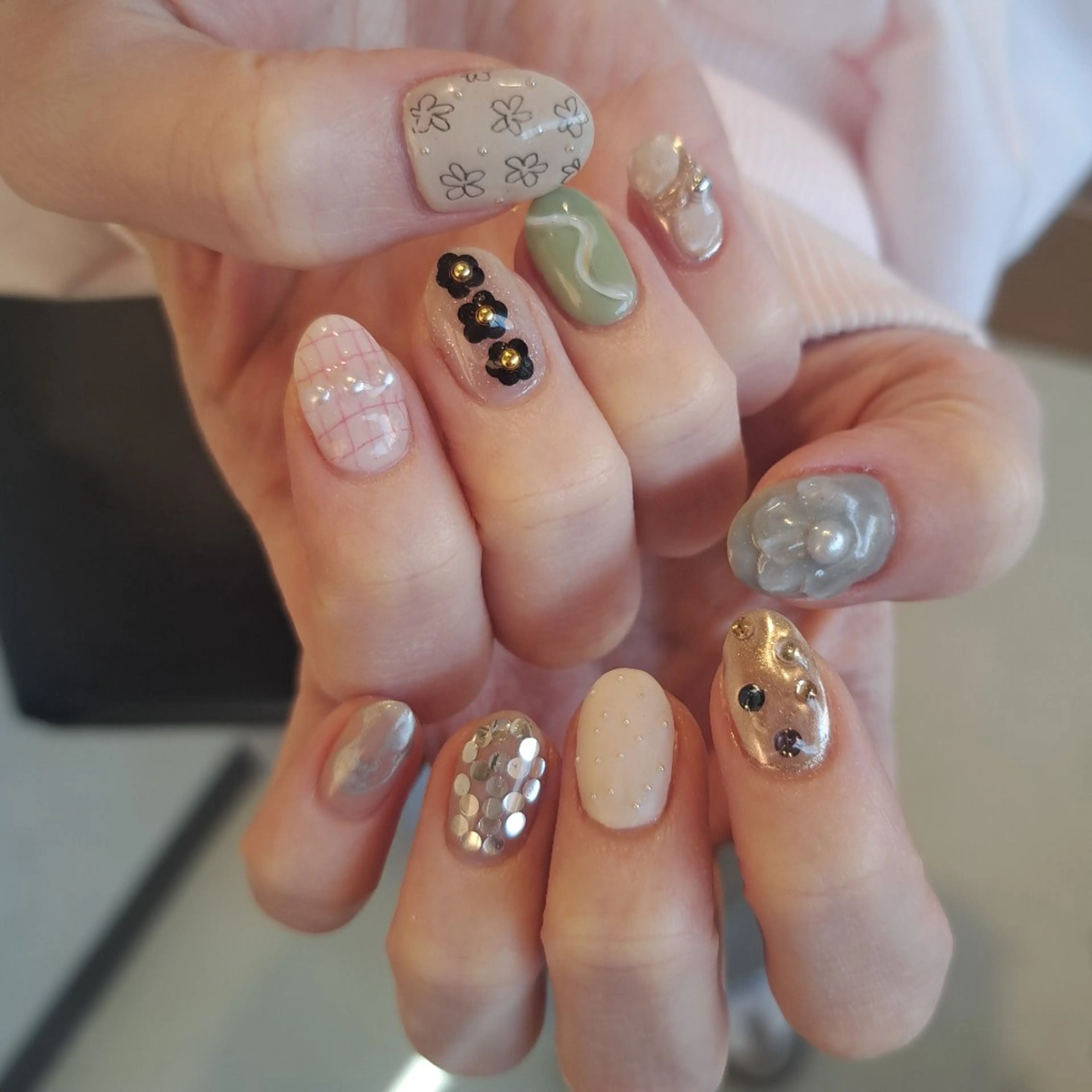 ネイル アートネイル ジェルネイル 持ち込み Nail mood /アートし放題のネイルデザイン