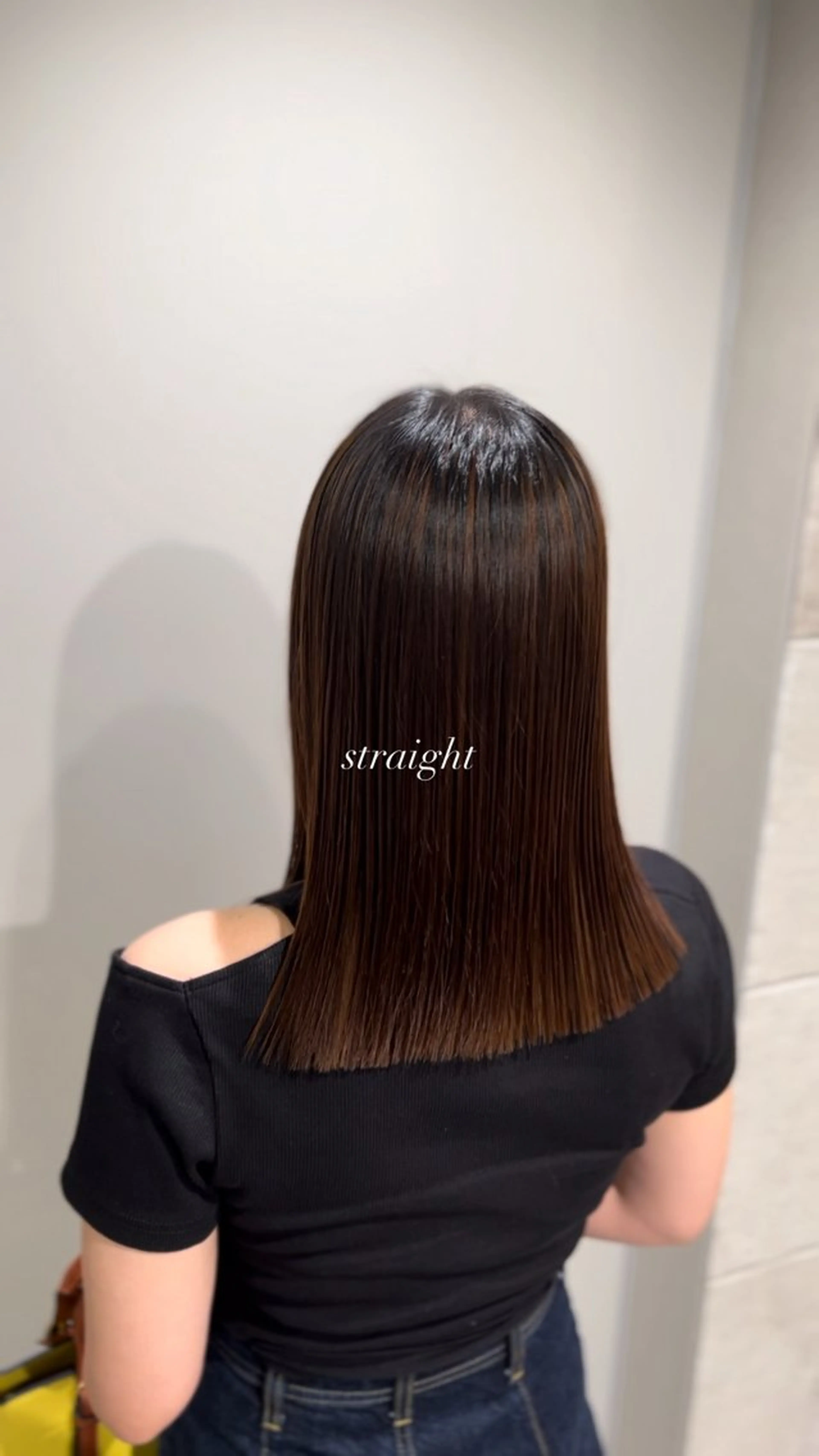 ミディアム 縮毛矯正 モデル様募集中 🎀🫧HARUNAのヘアスタイル