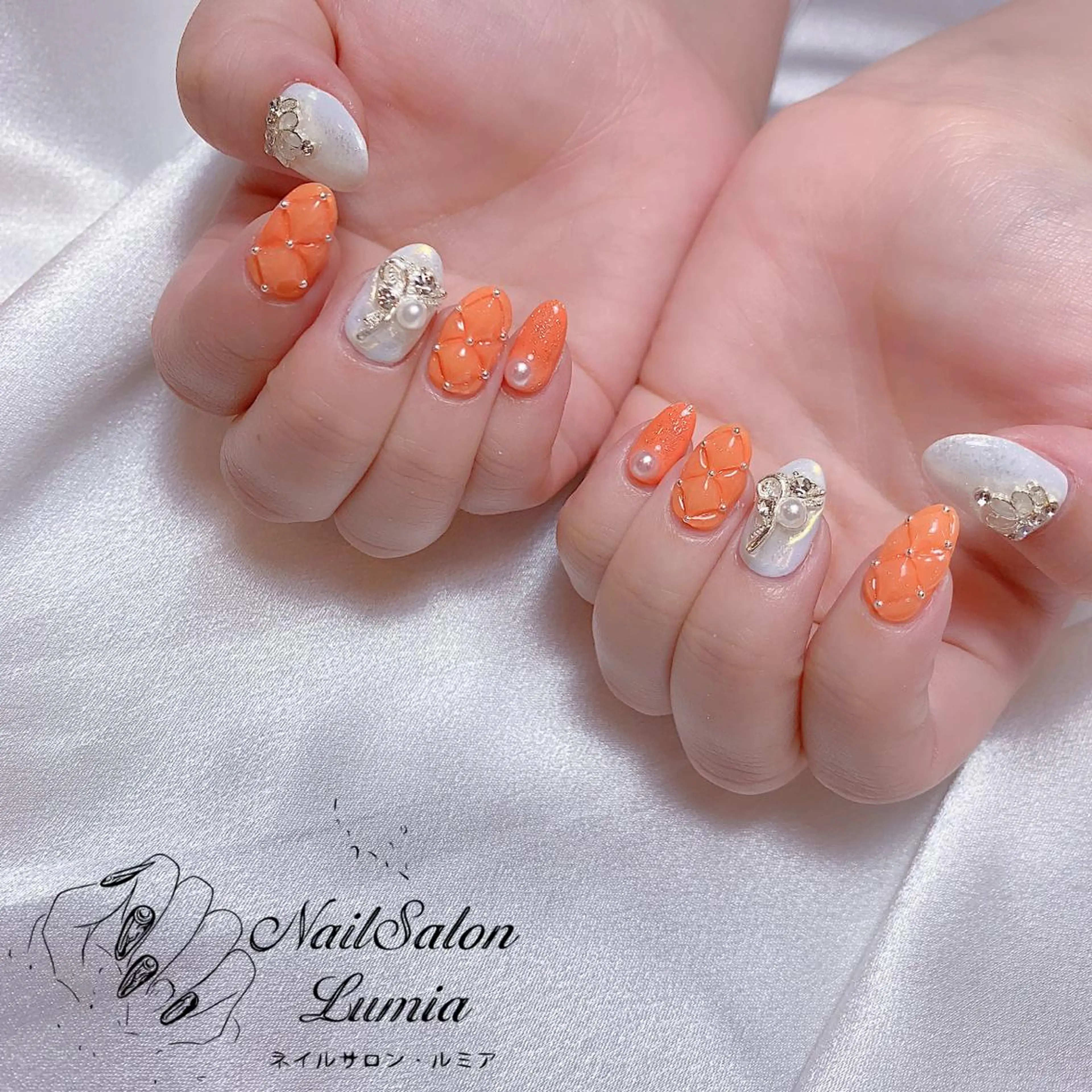 ネイル ハンドネイル ネイルサロン ルミア Lumia 店長のネイルデザイン