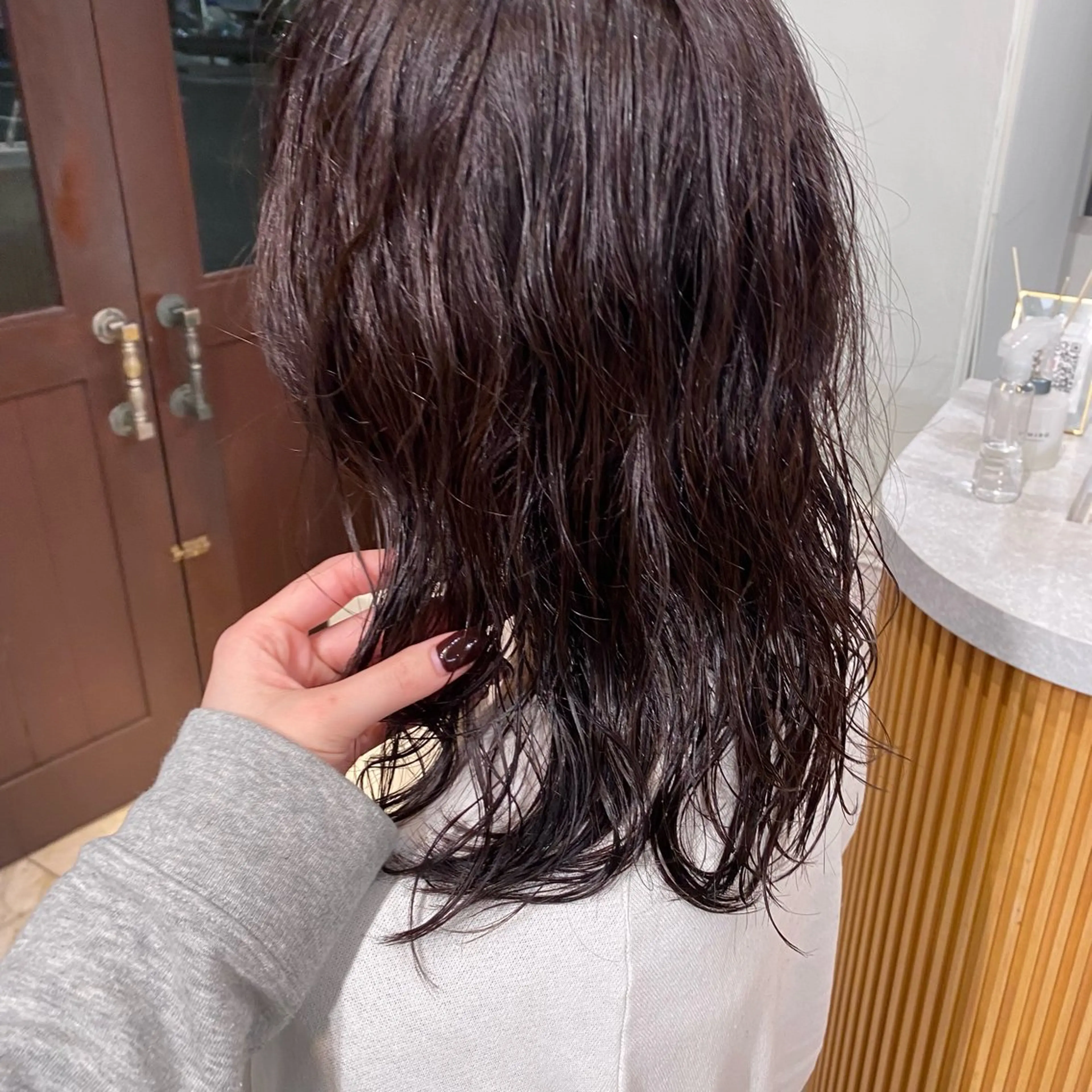 ミディアム カラー Lidee neoのヘアスタイル