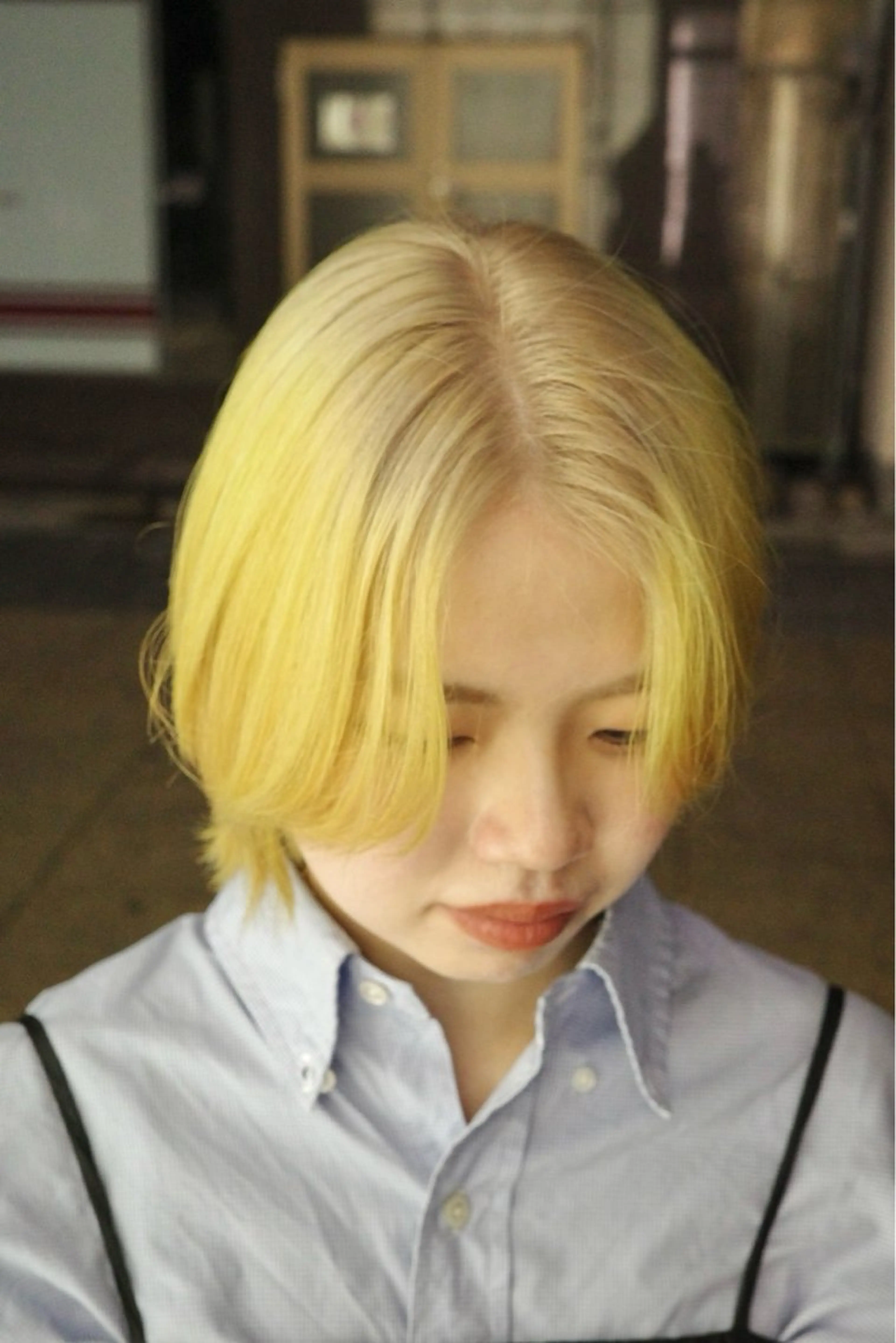 ショート カラー Hair & make Lamp所属・梅田のブリーチ特化 美容師KAI🥰のヘアスタイル