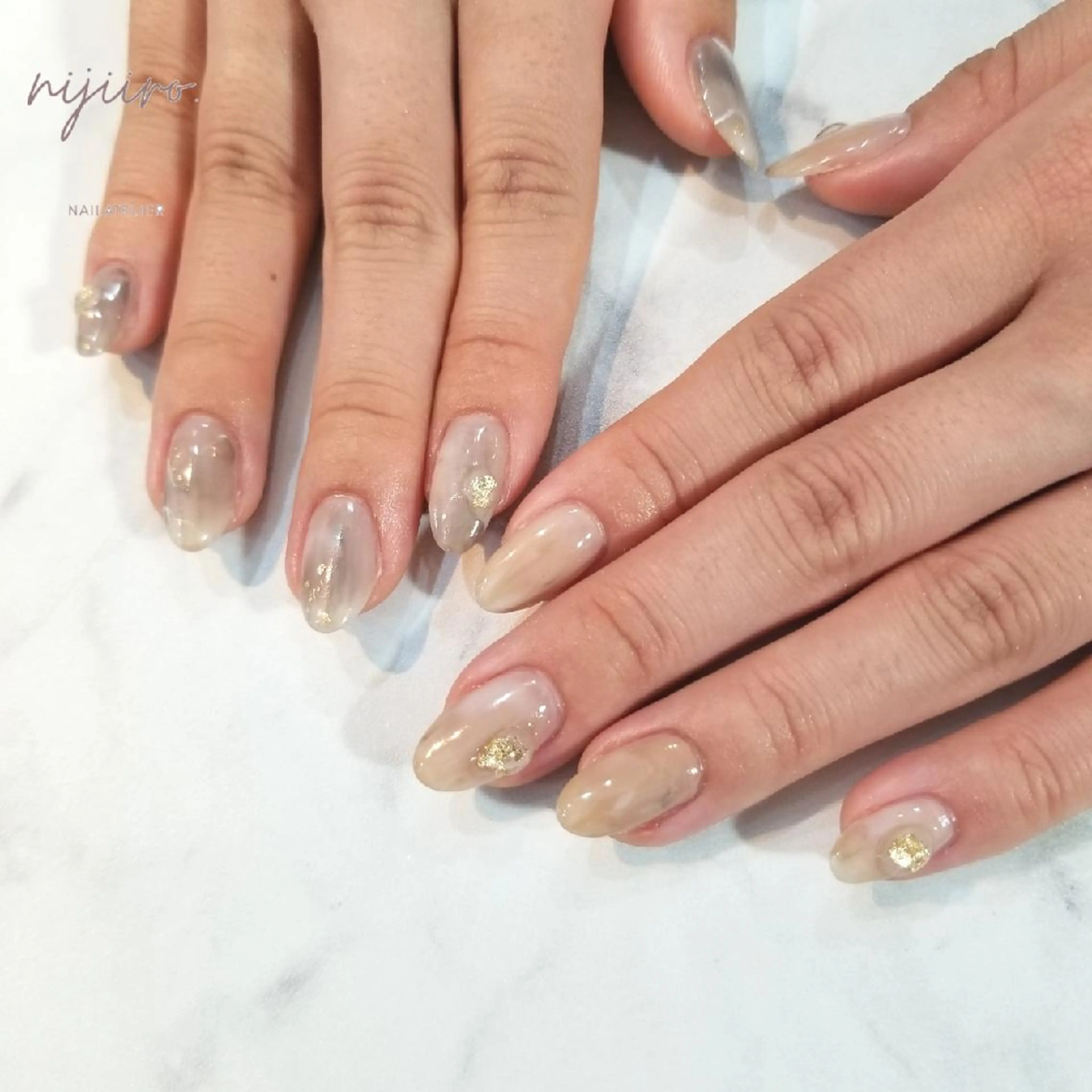 ネイル ハンドネイル nailatelier nijiiro.所属・nijiiro🌈 サトウのネイルデザイン
