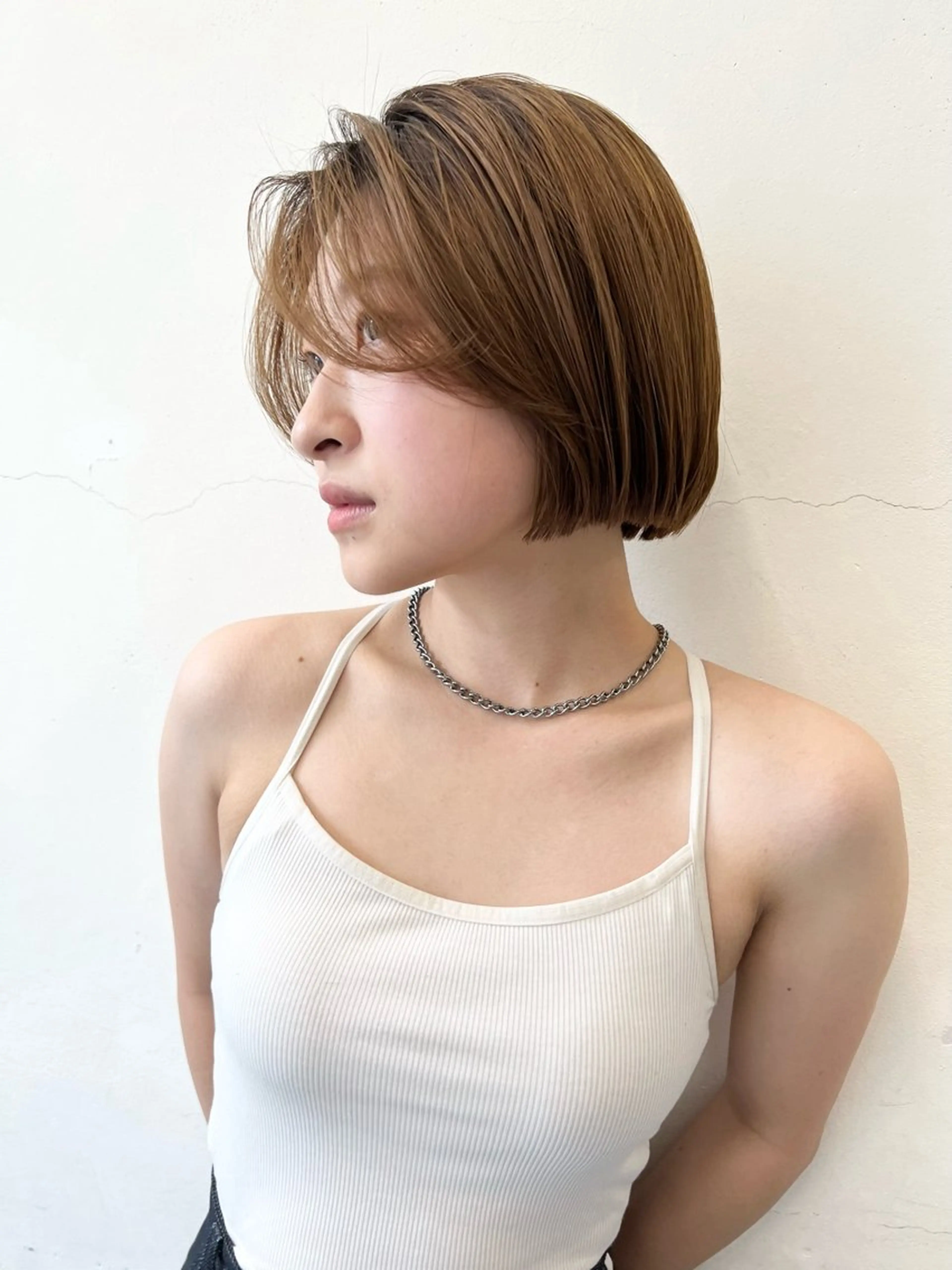 ショート カラー 切りっぱなしボブ ショートボブ ボブ ショートヘア 外ハネヘア カット HARU//原宿🤍 リピート率NO.1のヘアスタイル