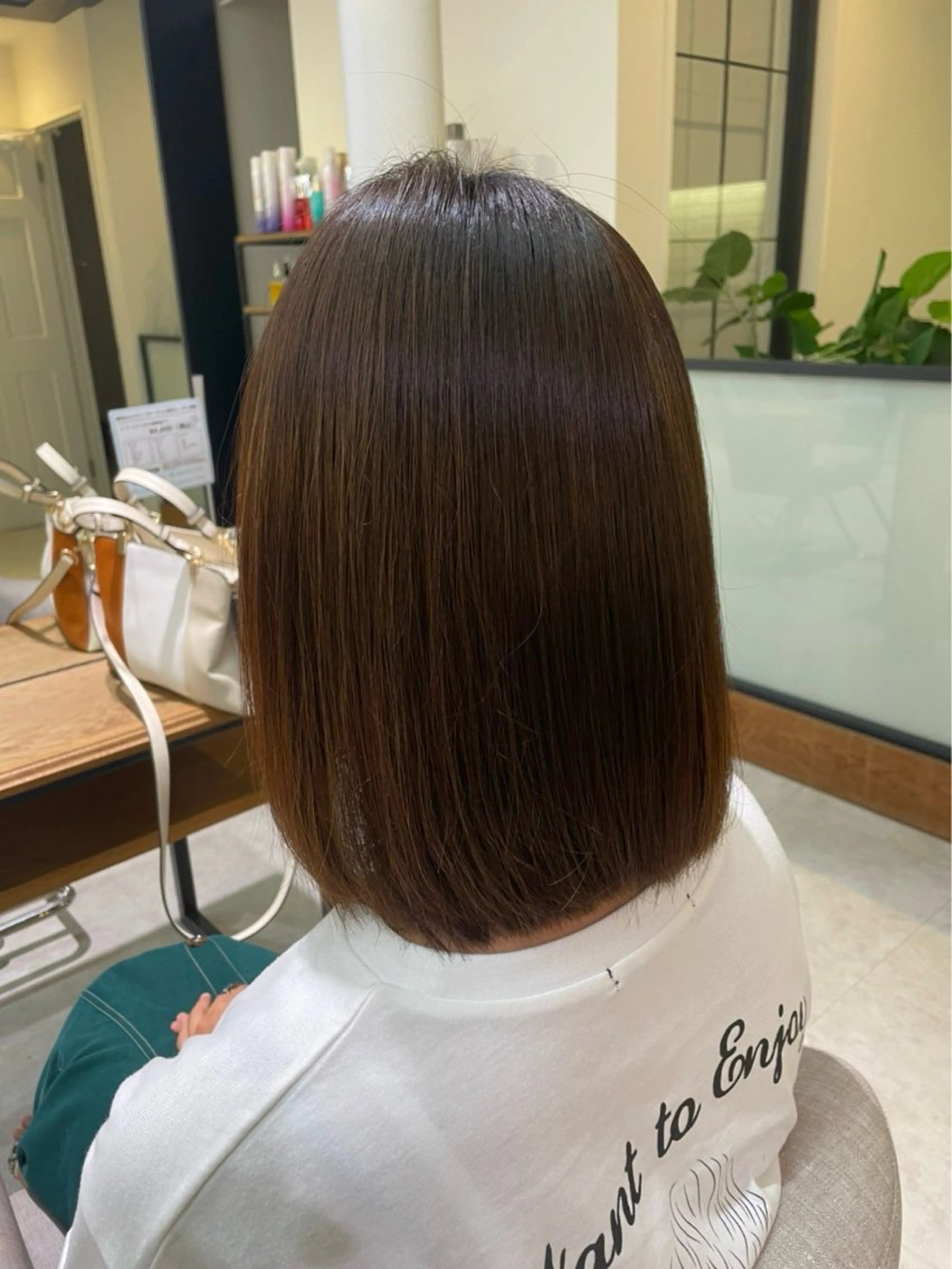 似合わせカット＋オーガニックカラー（リタッチ）の写真