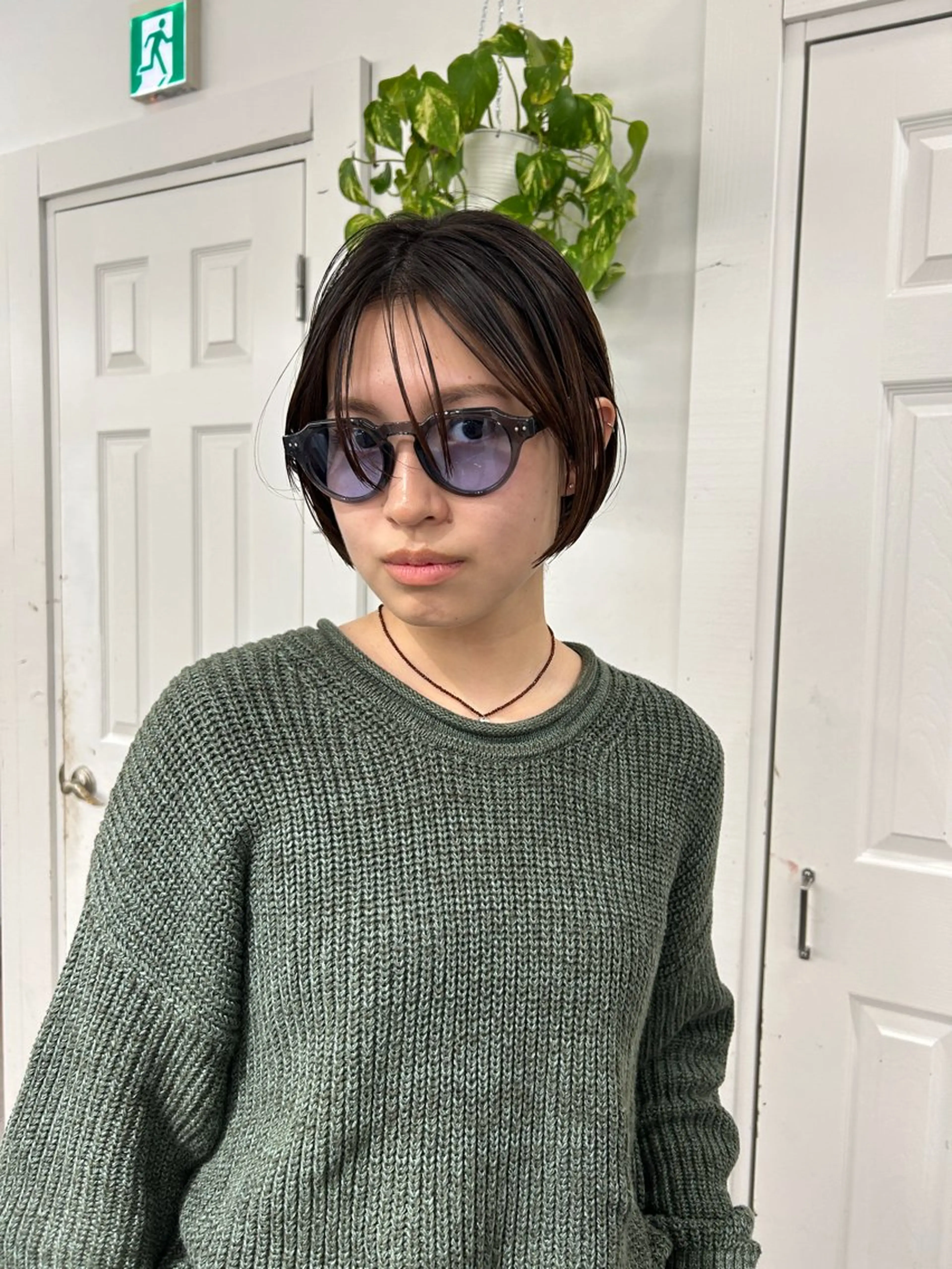 ショート カラー レイヤーボブ/ 艶カラー/サナ🌼のヘアスタイル