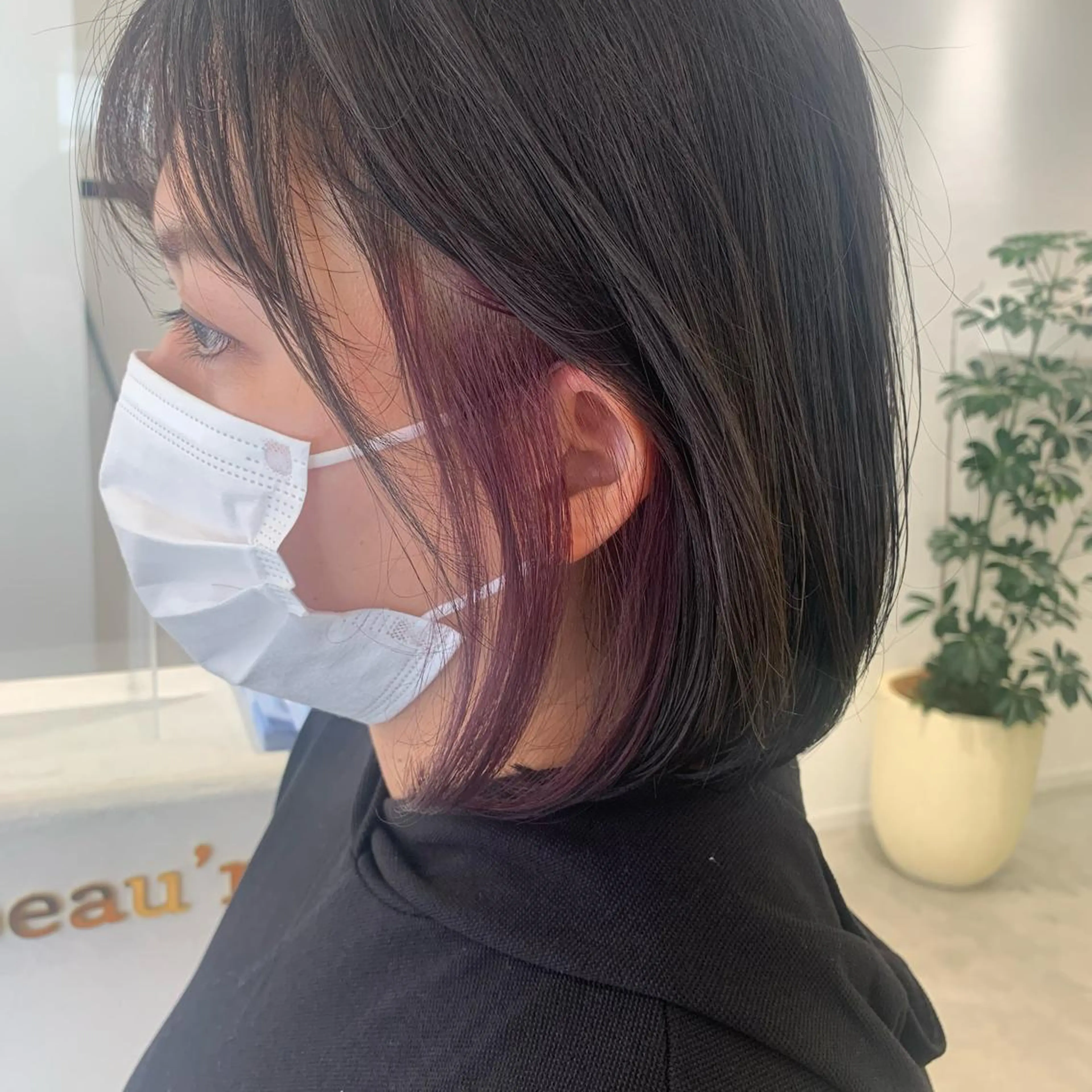 ショート カラー カット ヘアカラー ボブ/美髪矯正 /佐藤　奈巳のヘアスタイル