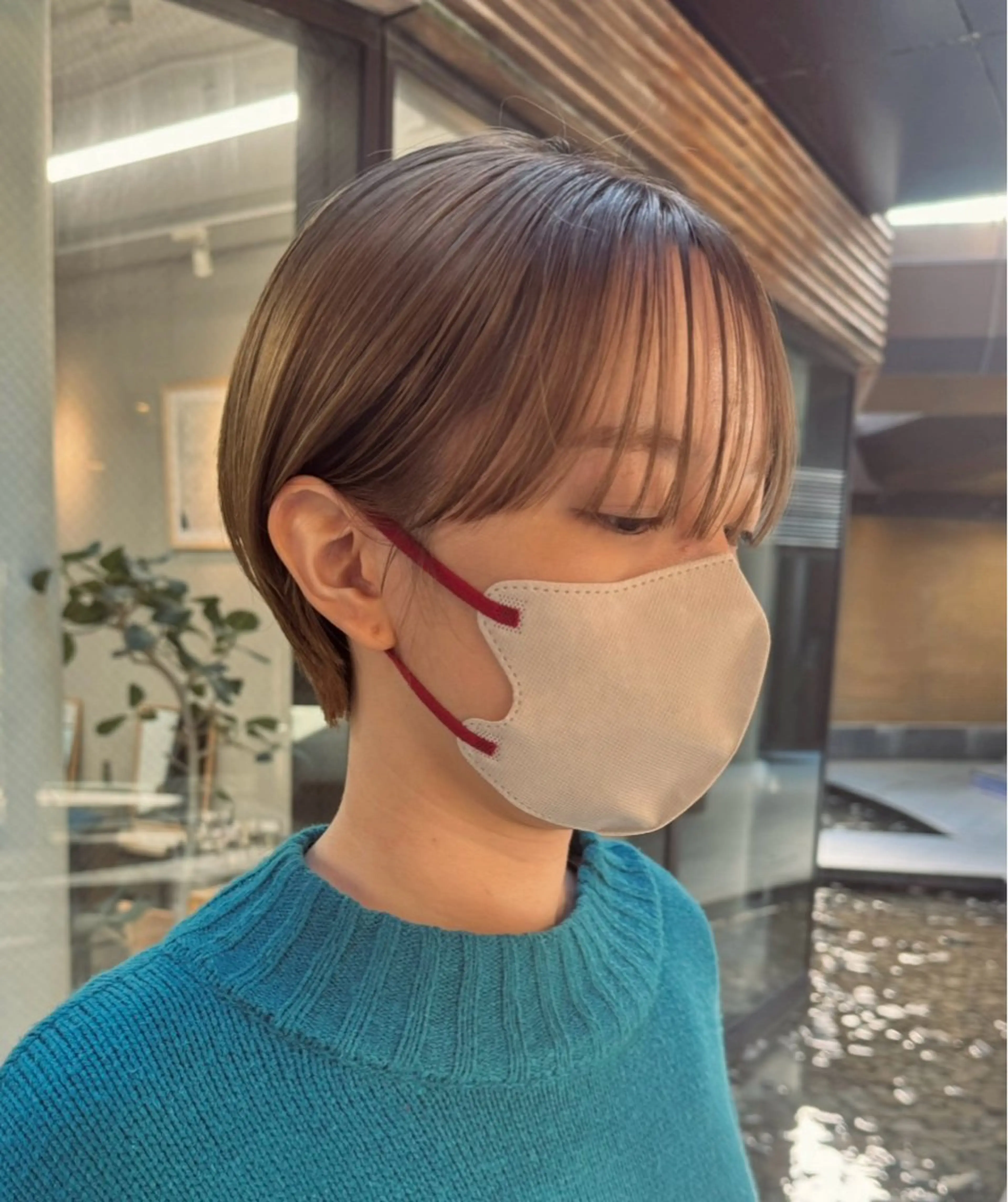 ショート カラー 丸みショート ショートヘア mee.表参道所属・ボブ/ショート /パーマ/shinのヘアスタイル